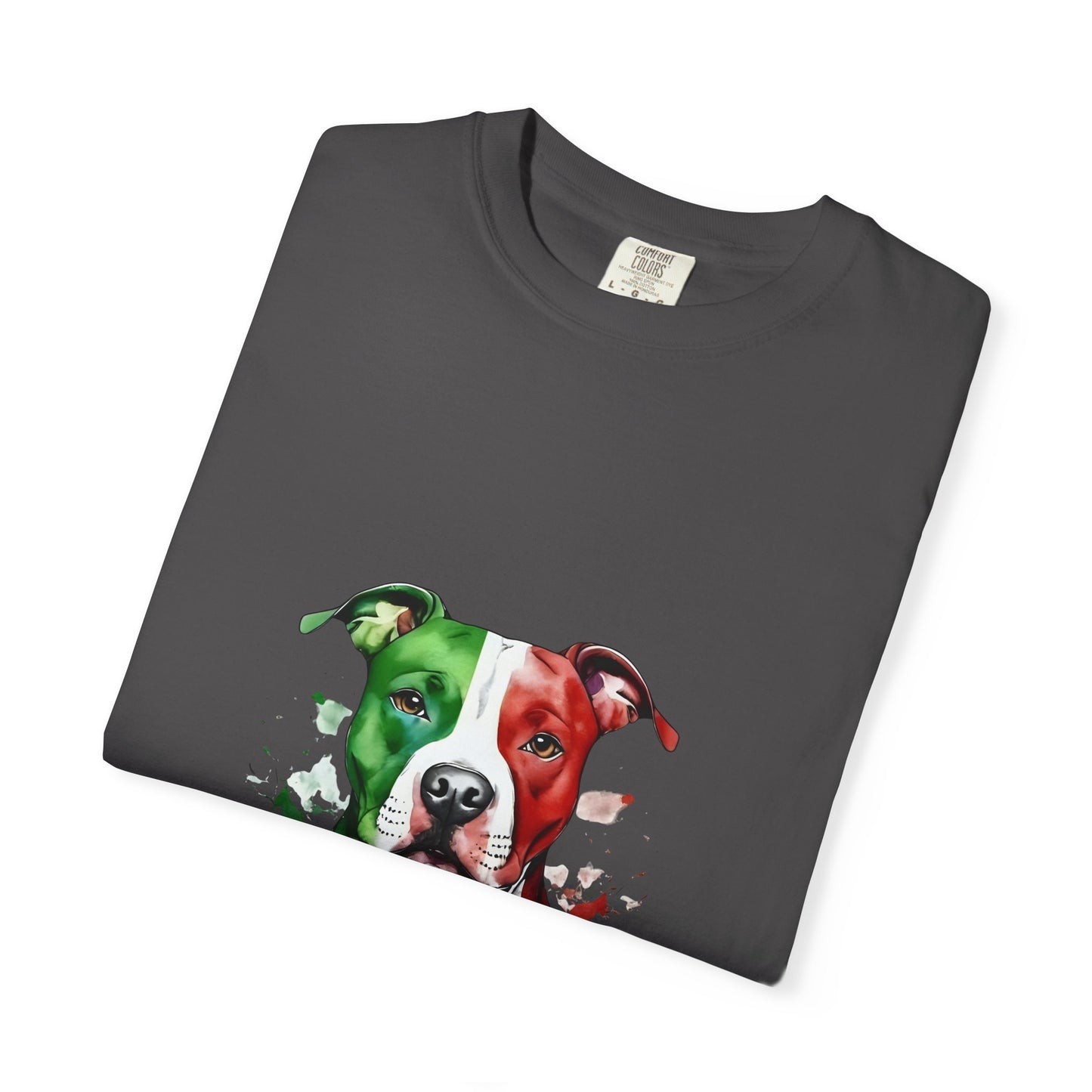 La Vita è Bella Italian Flag Pit Bull T-Shirt