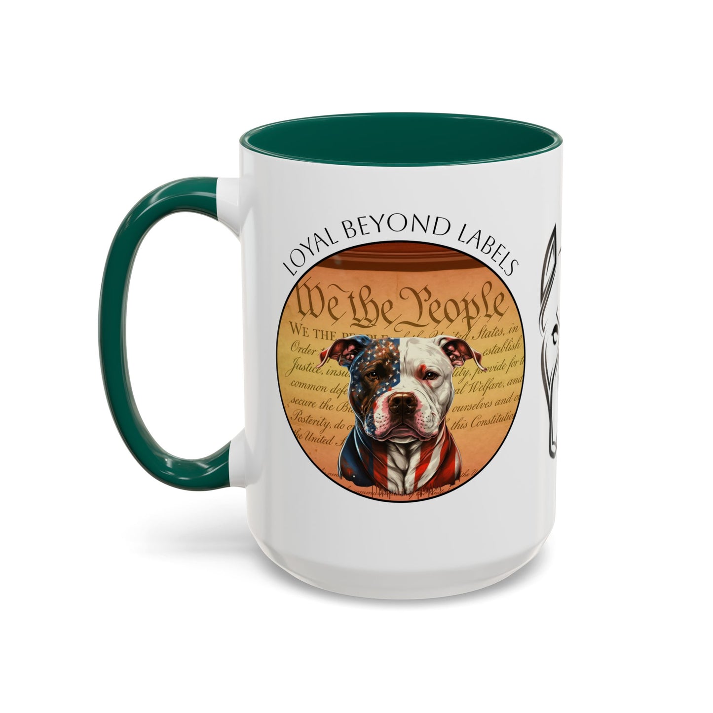 Pit Bull Mug — "Loyal Beyond Labels" Coffee Cup (11oz/15oz)