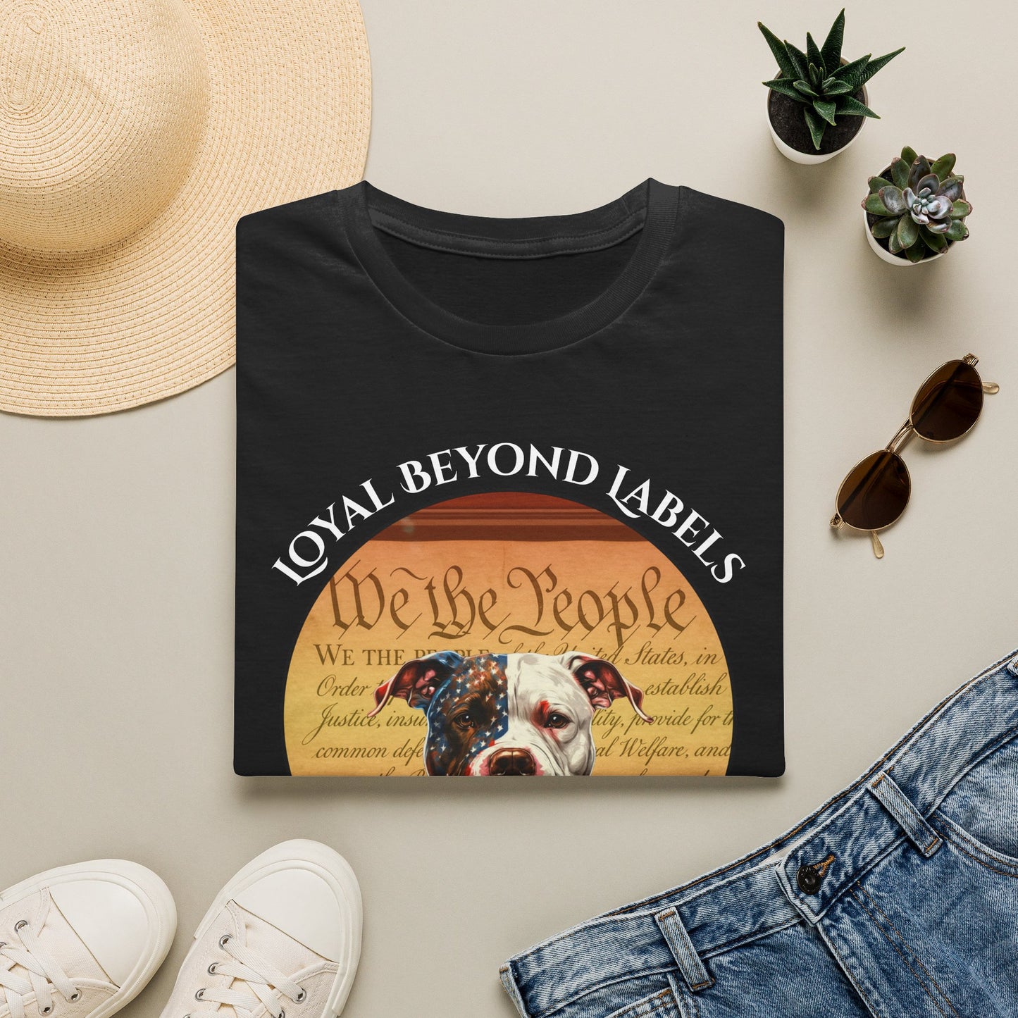 Bully & Brave "We the People" 4th of July Dog Lover T-Shirt