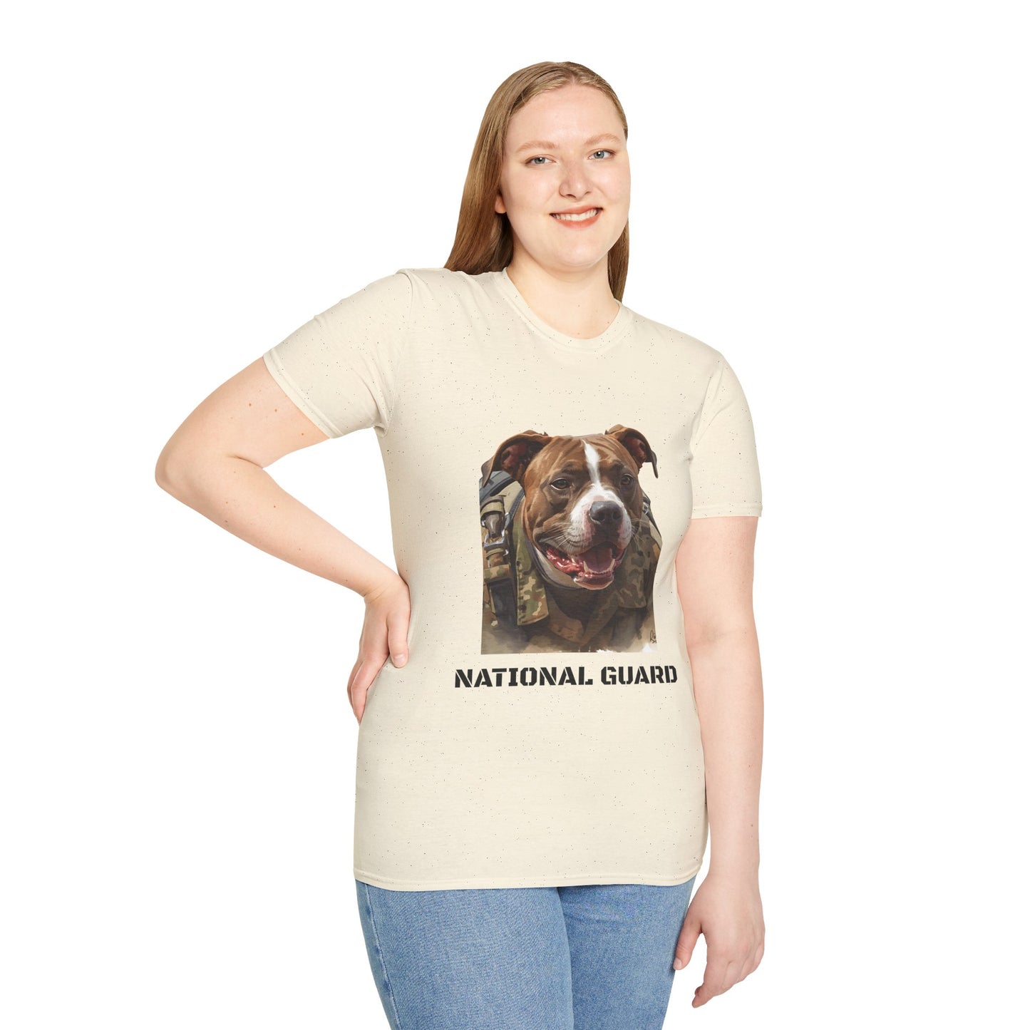 National Guard Dog T-Shirt — Military Pup Graphic Tee