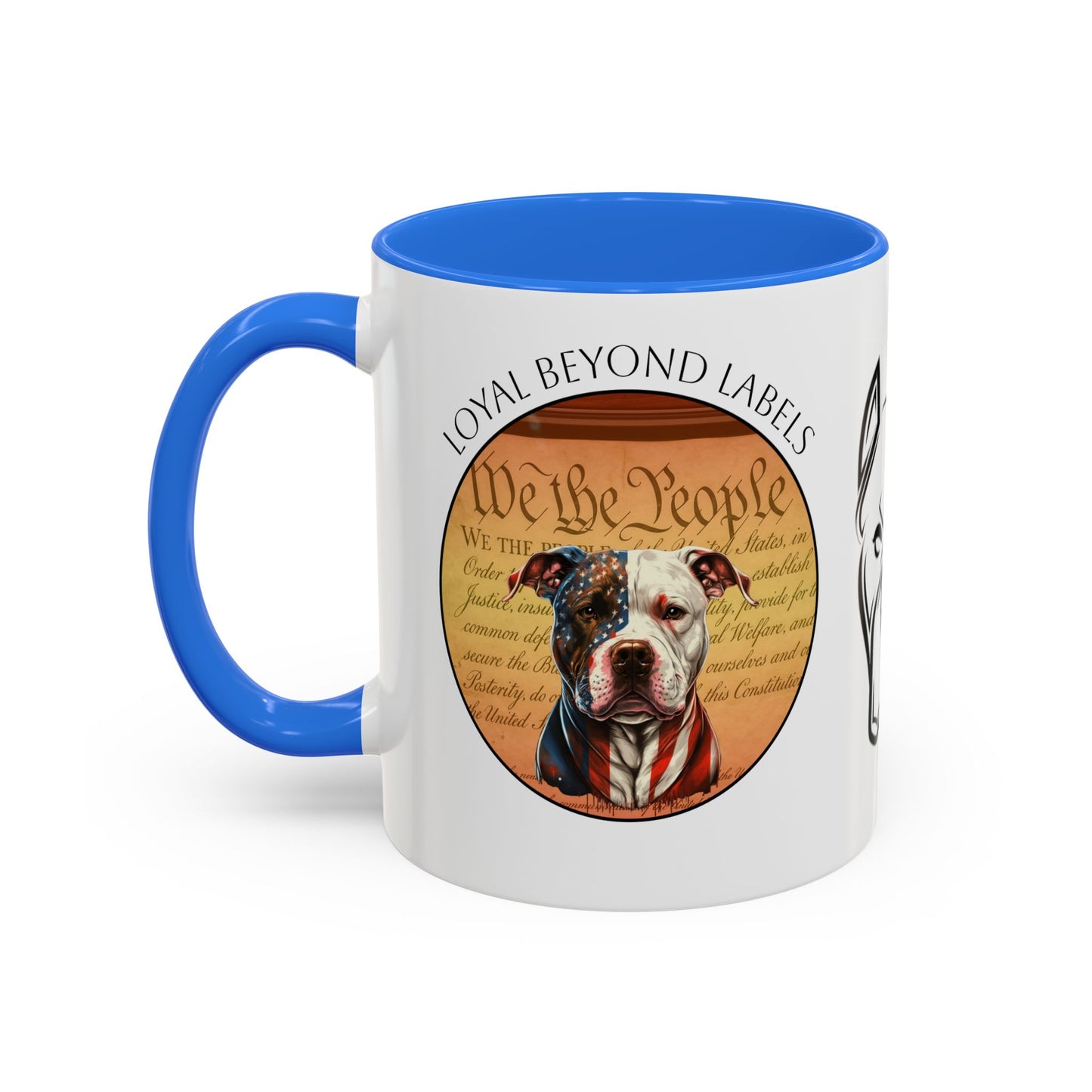 Pit Bull Mug — "Loyal Beyond Labels" Coffee Cup (11oz/15oz)