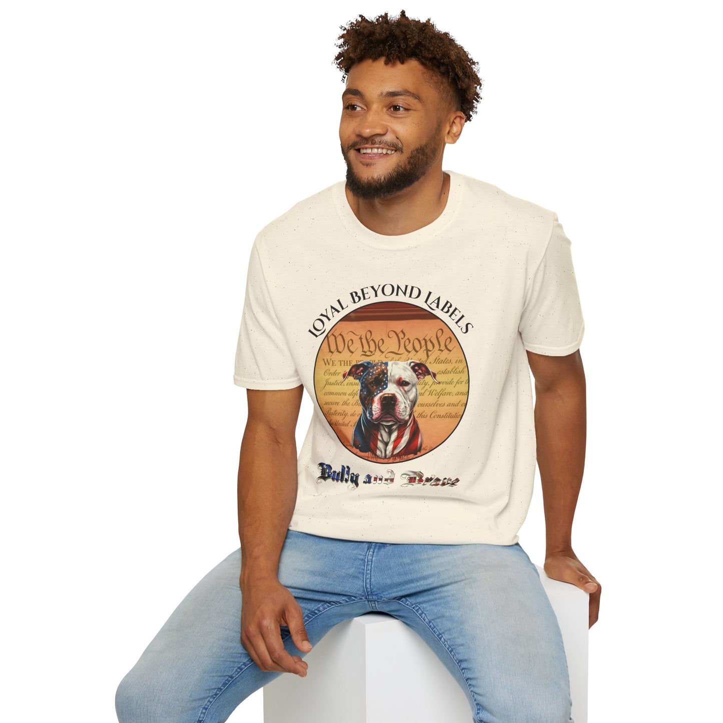 Bully & Brave "We the People" 4th of July Dog Lover T-Shirt