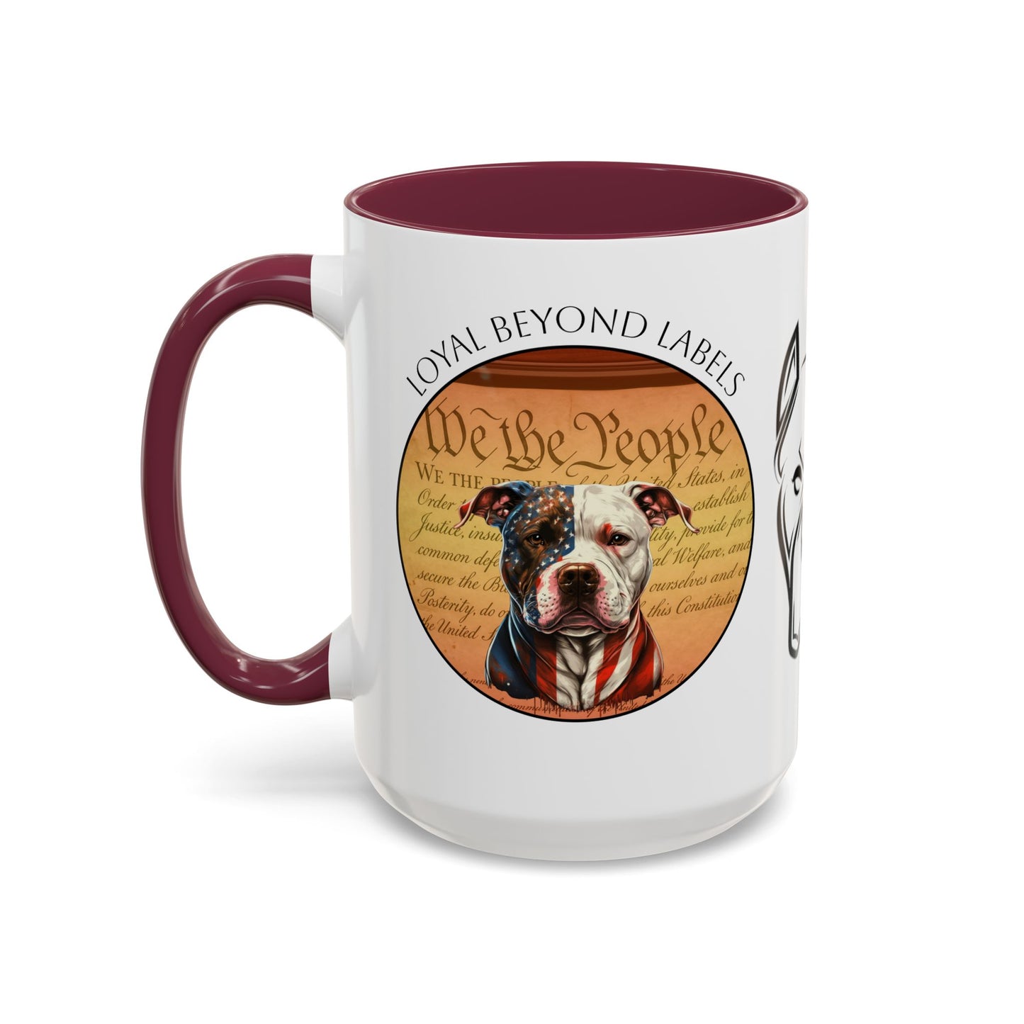Pit Bull Mug — "Loyal Beyond Labels" Coffee Cup (11oz/15oz)