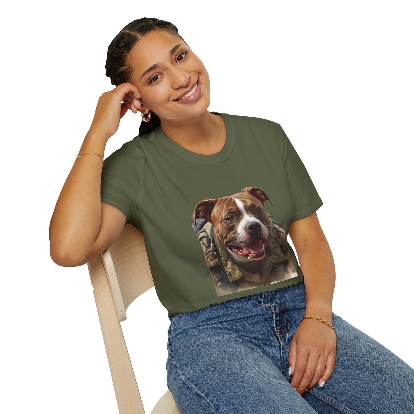 National Guard Dog T-Shirt — Military Pup Graphic Tee