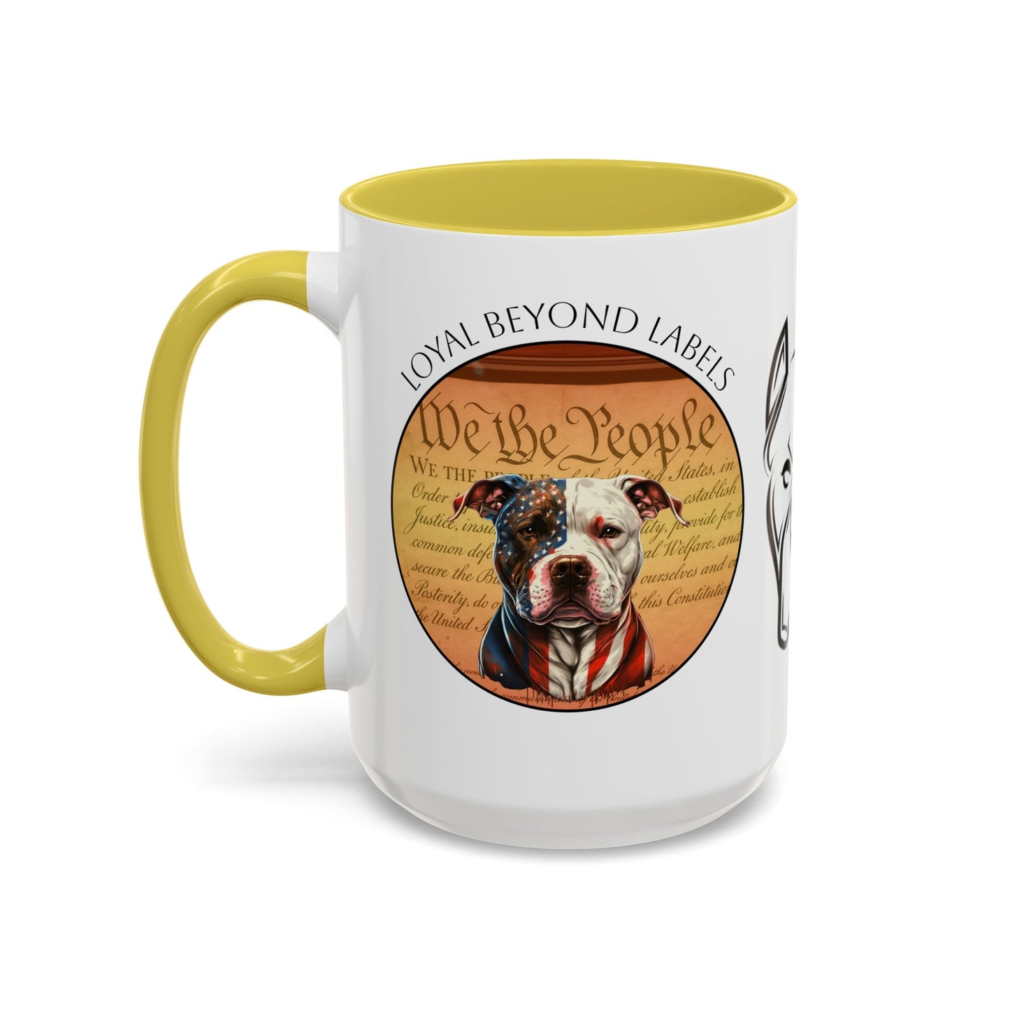 Pit Bull Mug — "Loyal Beyond Labels" Coffee Cup (11oz/15oz)
