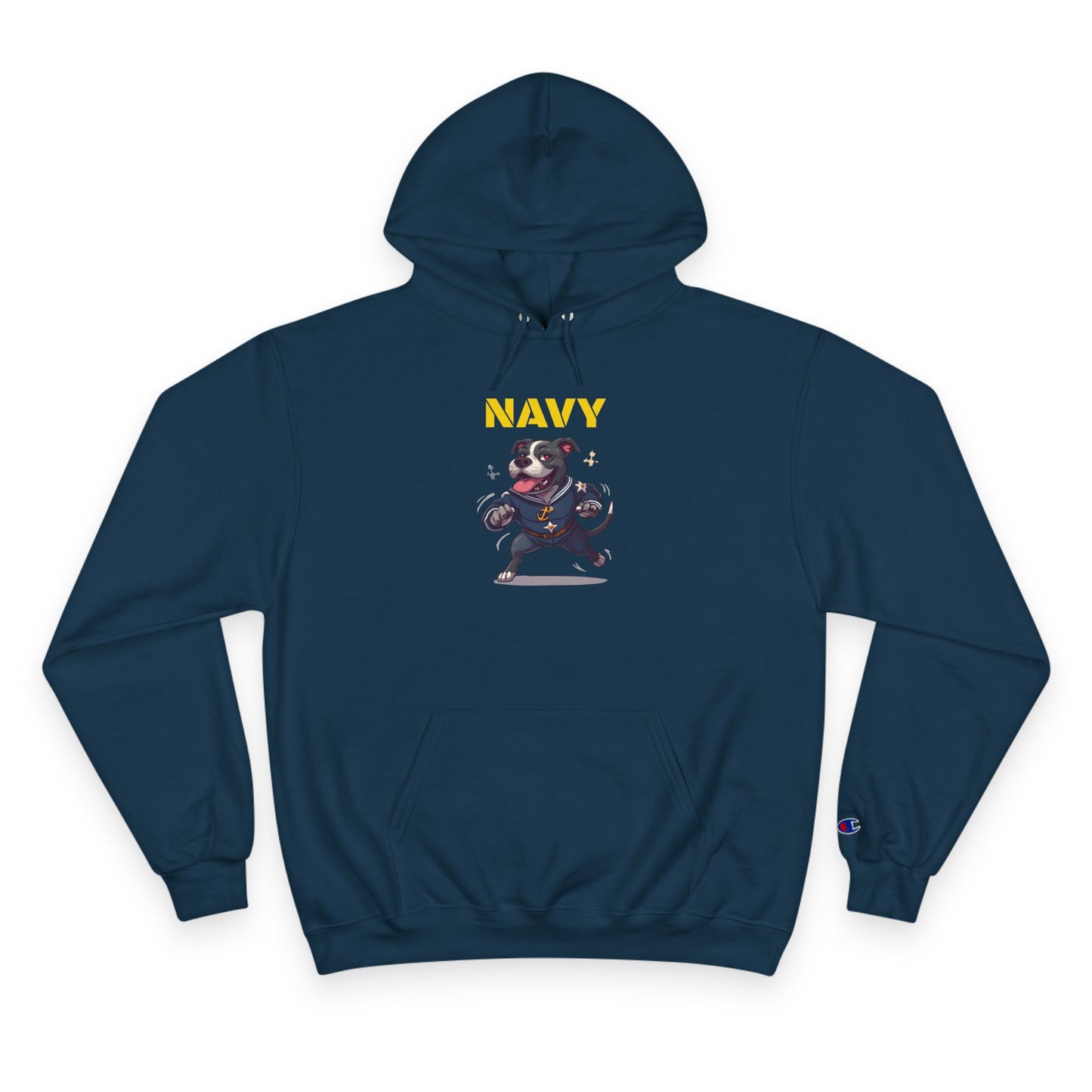Navy Bully Champion Hoodie — Military Branch Tribute