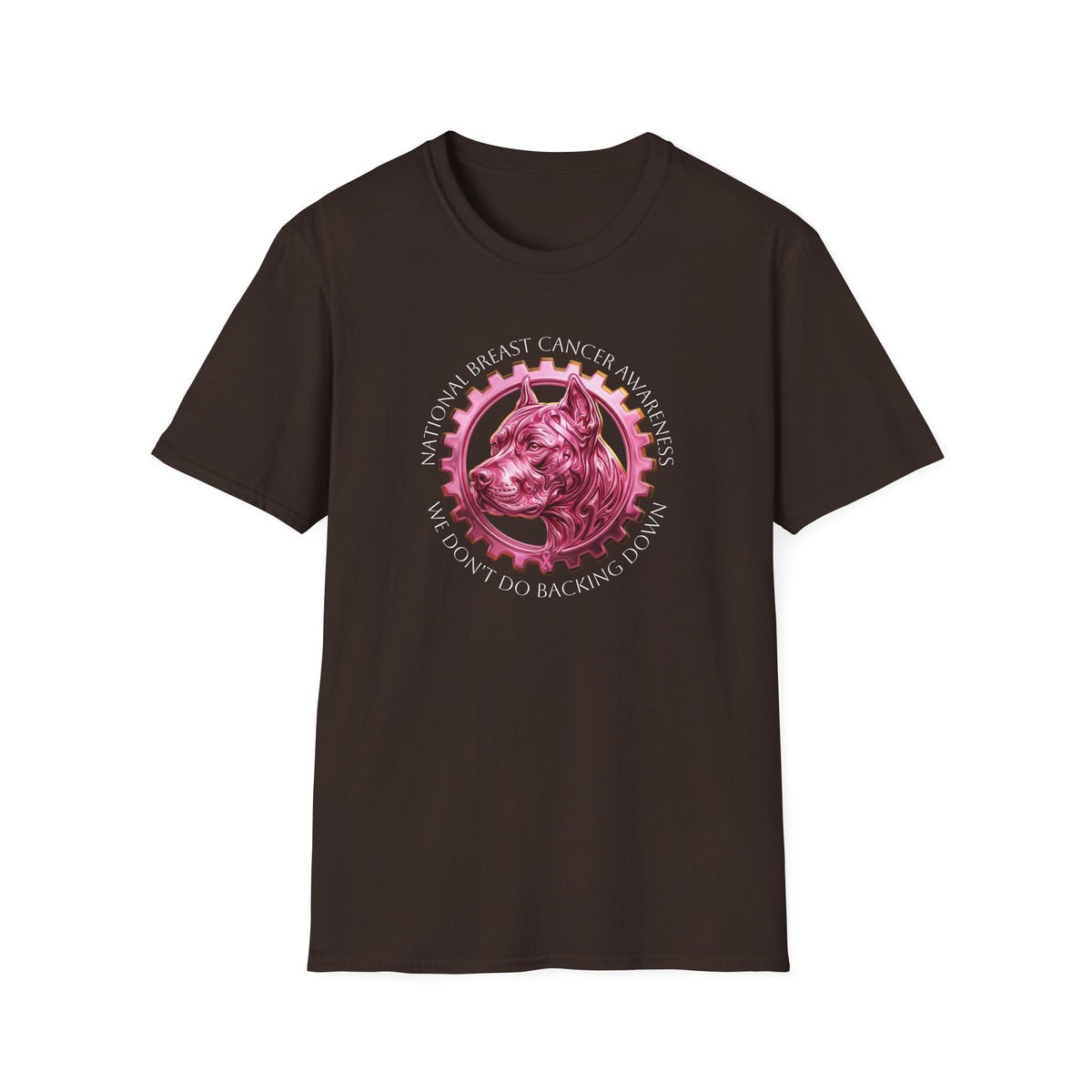 Pink Bully and Brave Logo T-Shirt - Breast Cancer Awareness T-shirt