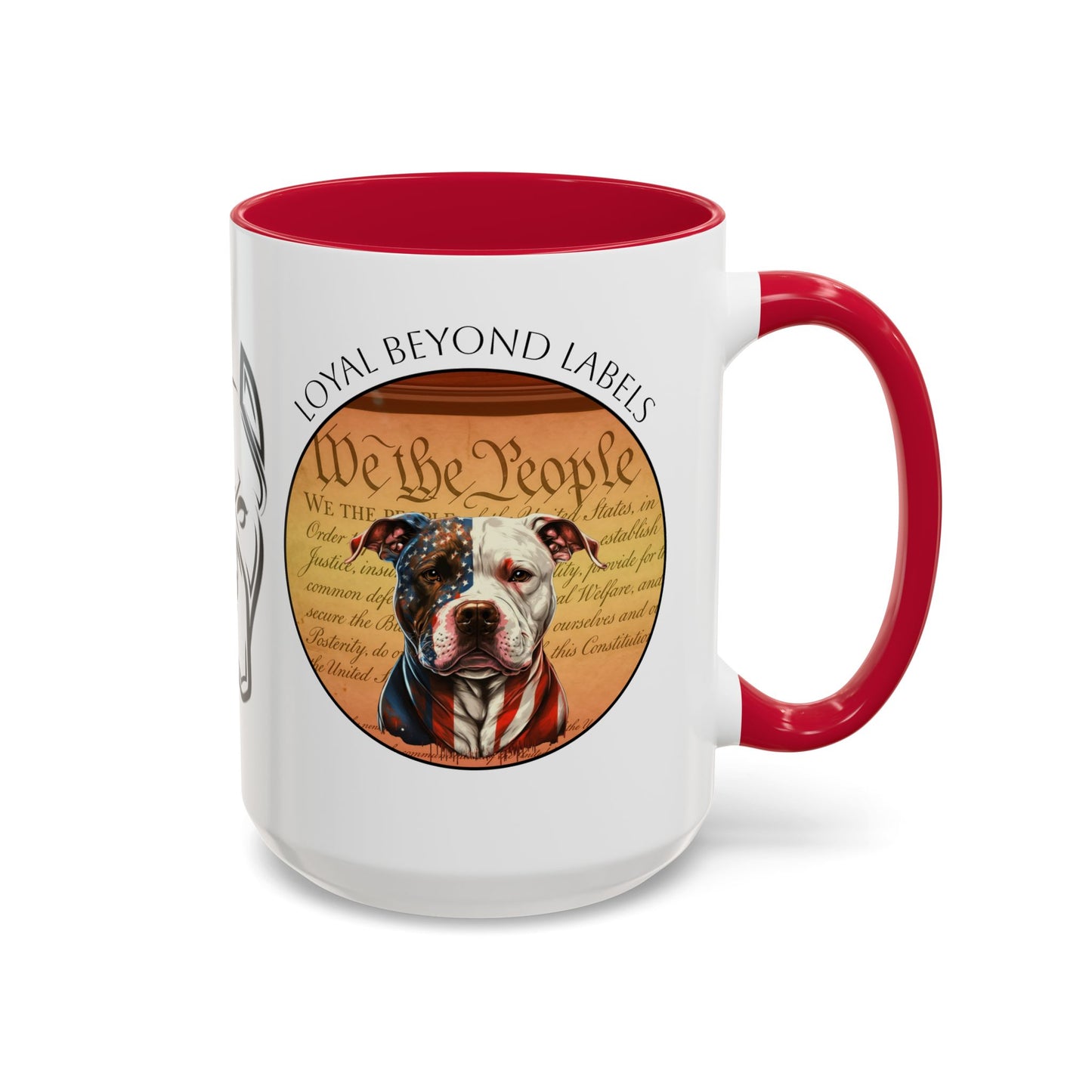 Pit Bull Mug — "Loyal Beyond Labels" Coffee Cup (11oz/15oz)