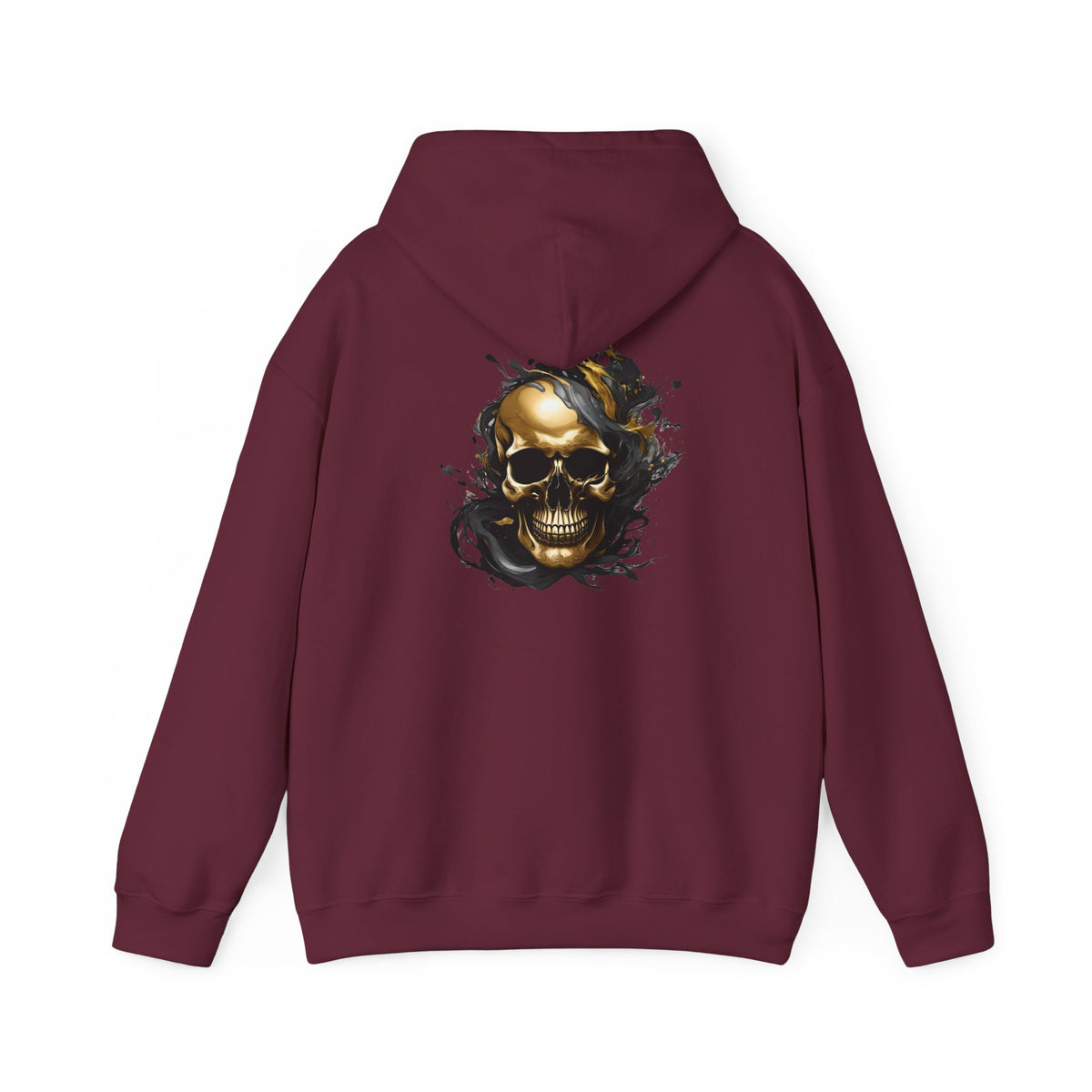Bully and Brave Style - Gold skull graphic Hoodie