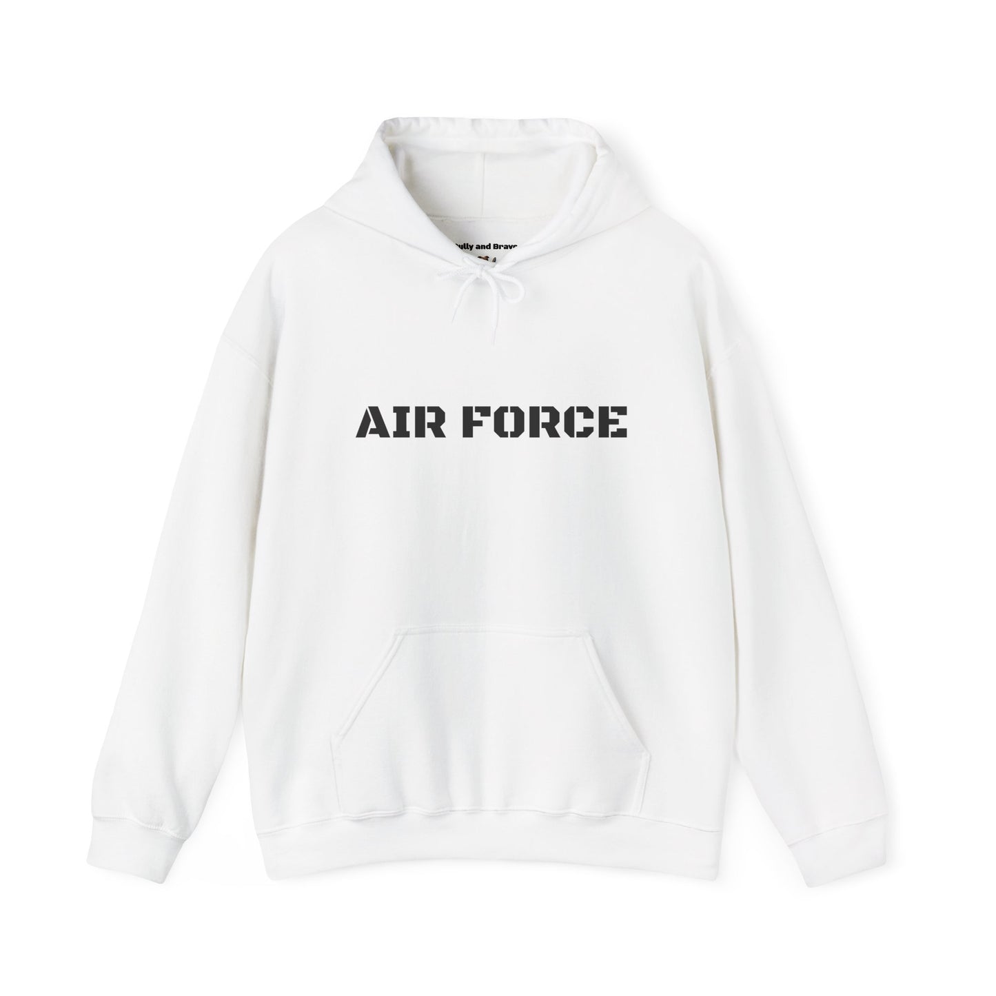 Air Force Hoodie — Military Pilot Dog Graphic Hooded Sweatshirt