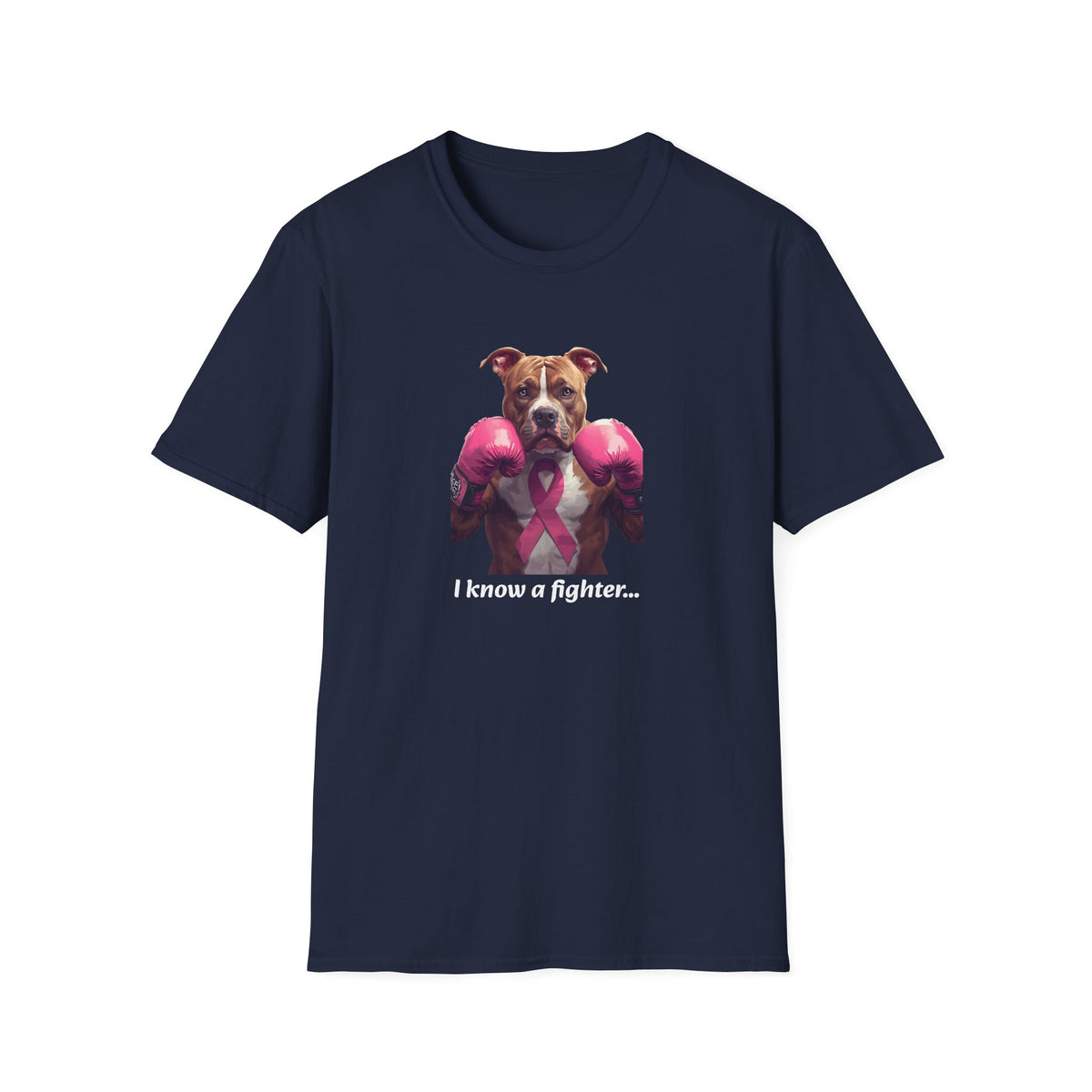 'Bully and Brave' with Pink Gloves 'I Know a Fighter' T-Shirt