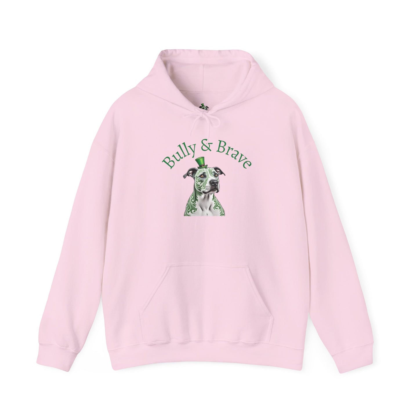 Pit Bull Hoodie — "Bully & Brave" St. Patrick’s Day Edition