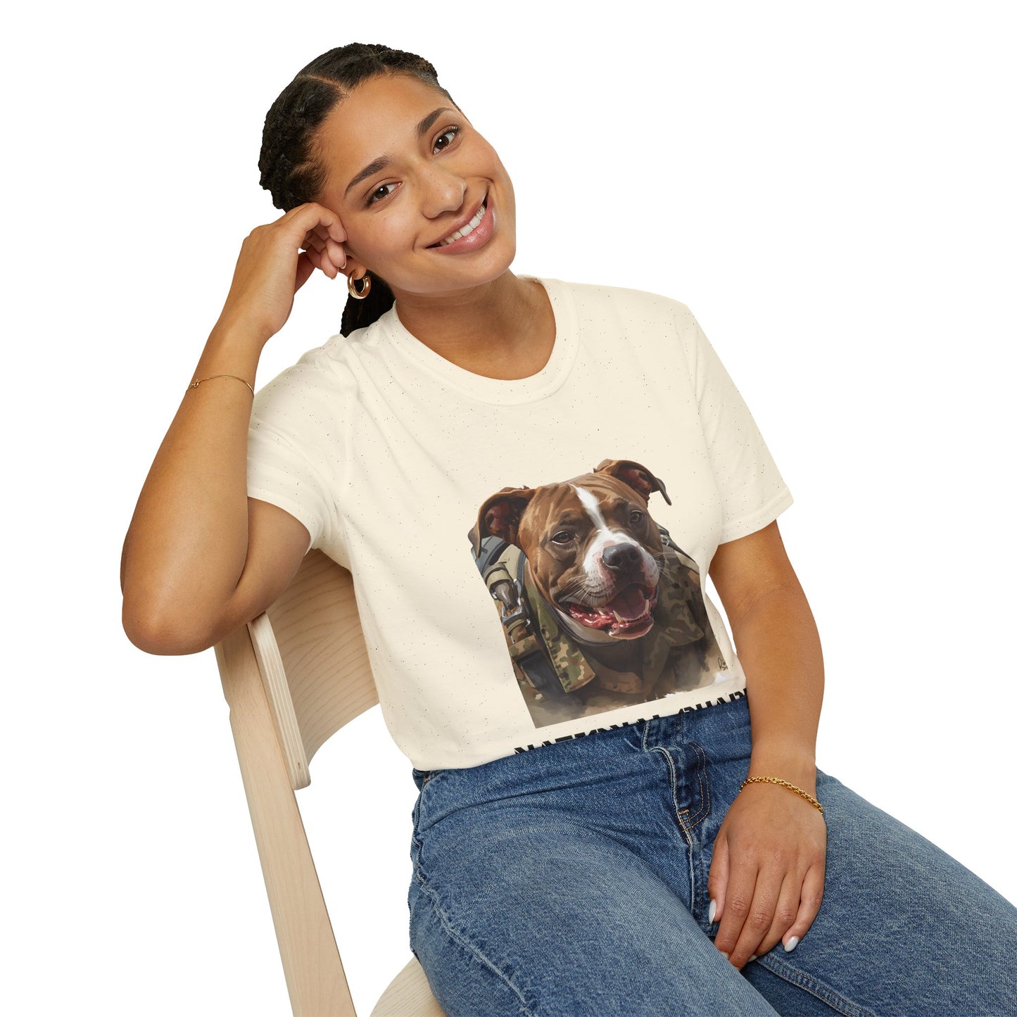 National Guard Dog T-Shirt — Military Pup Graphic Tee