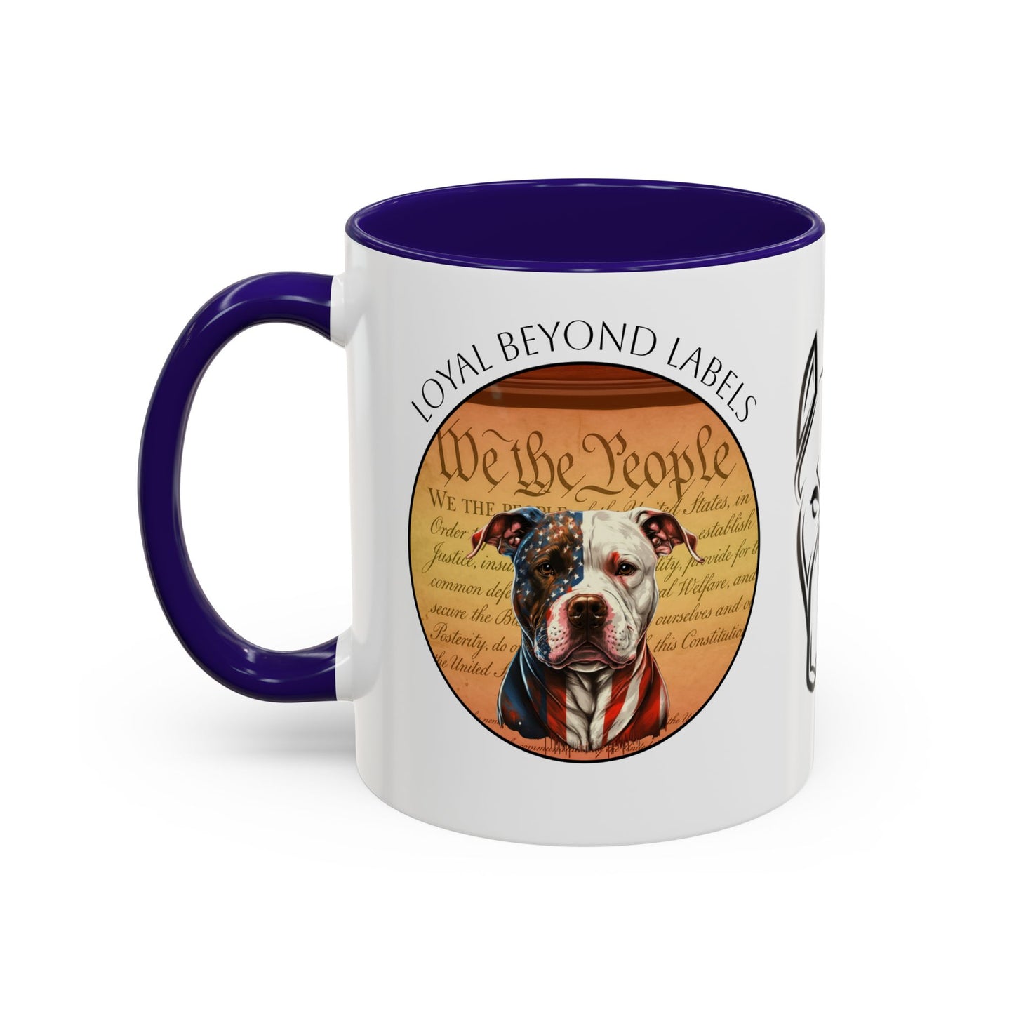 Pit Bull Mug — "Loyal Beyond Labels" Coffee Cup (11oz/15oz)