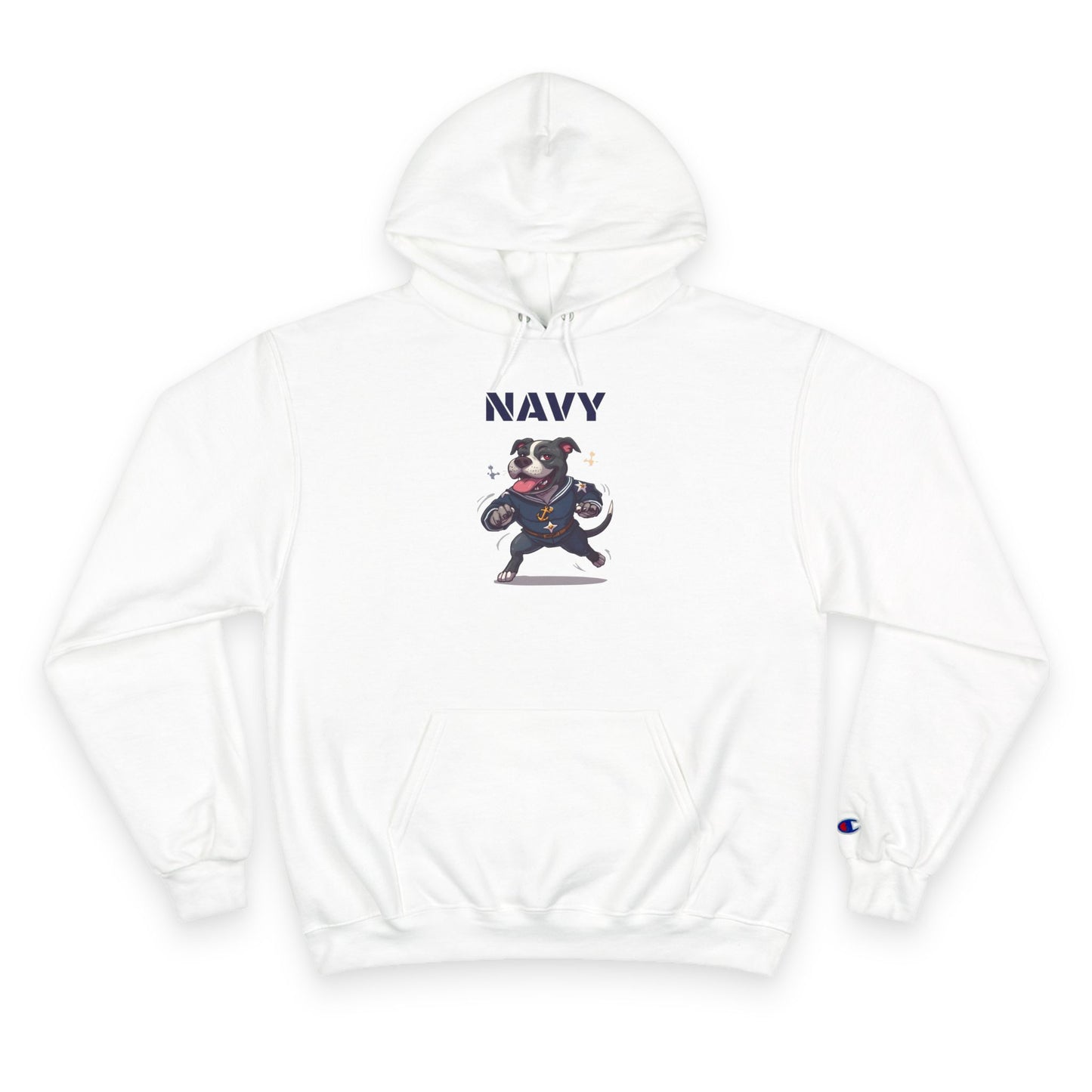 Navy Bully Champion Hoodie — Military Branch Tribute