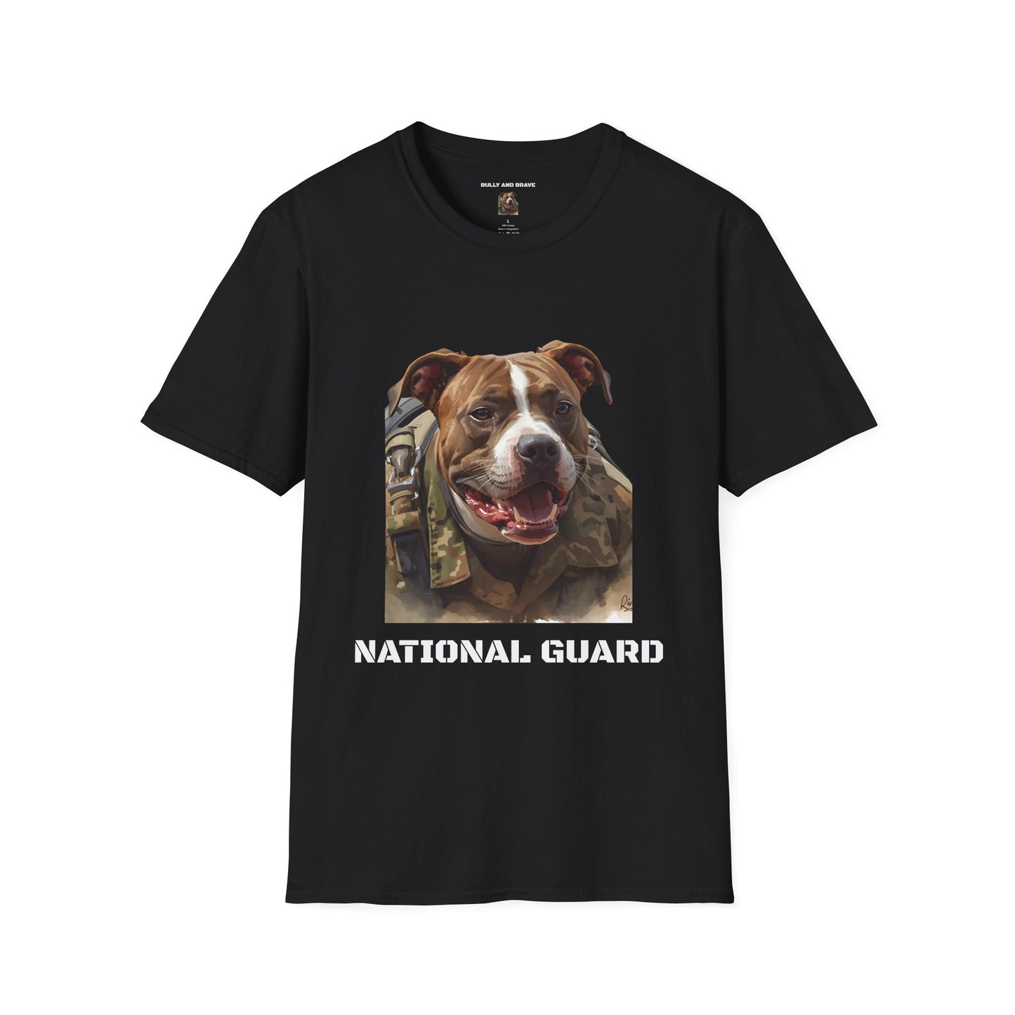 National Guard Dog T-Shirt — Military Pup Graphic Tee