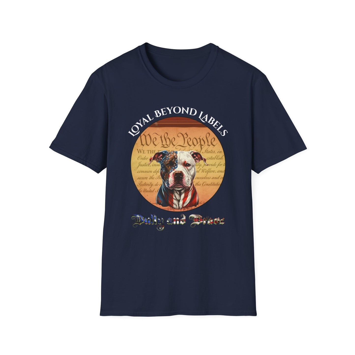 Bully & Brave "We the People" 4th of July Dog Lover T-Shirt