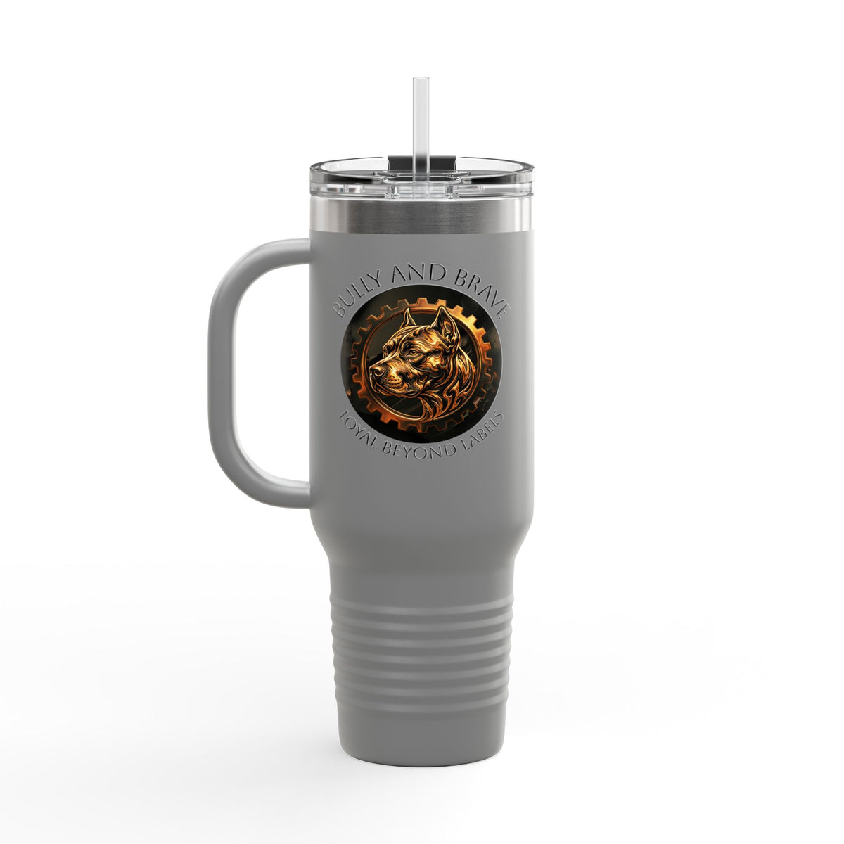 Bully and Brave logo  40oz Insulated Travel Mug