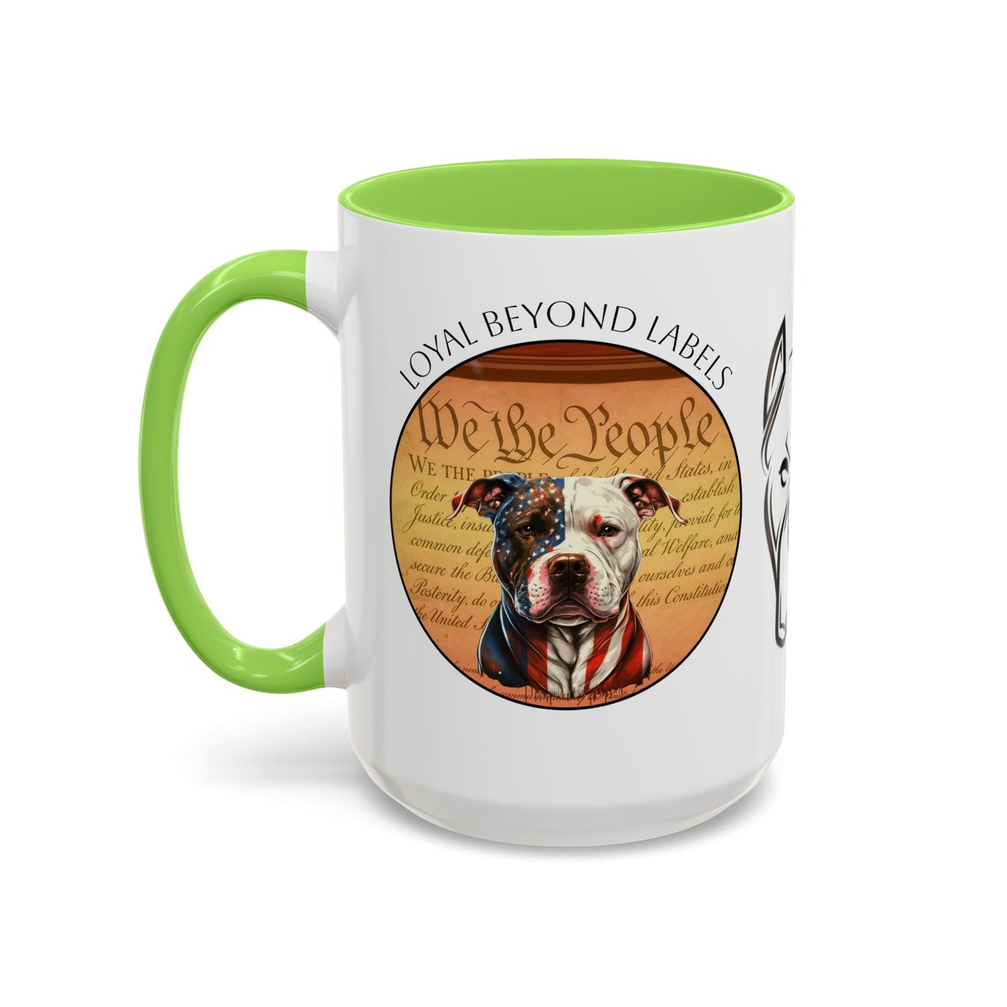 Pit Bull Mug — "Loyal Beyond Labels" Coffee Cup (11oz/15oz)
