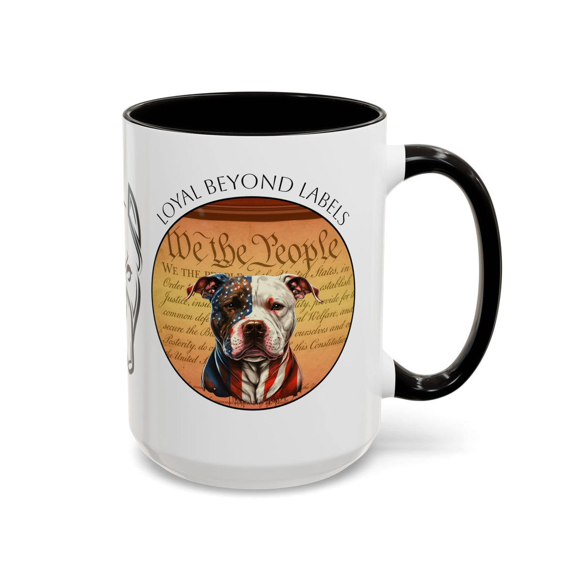 Pit Bull Mug — "Loyal Beyond Labels" Coffee Cup (11oz/15oz)