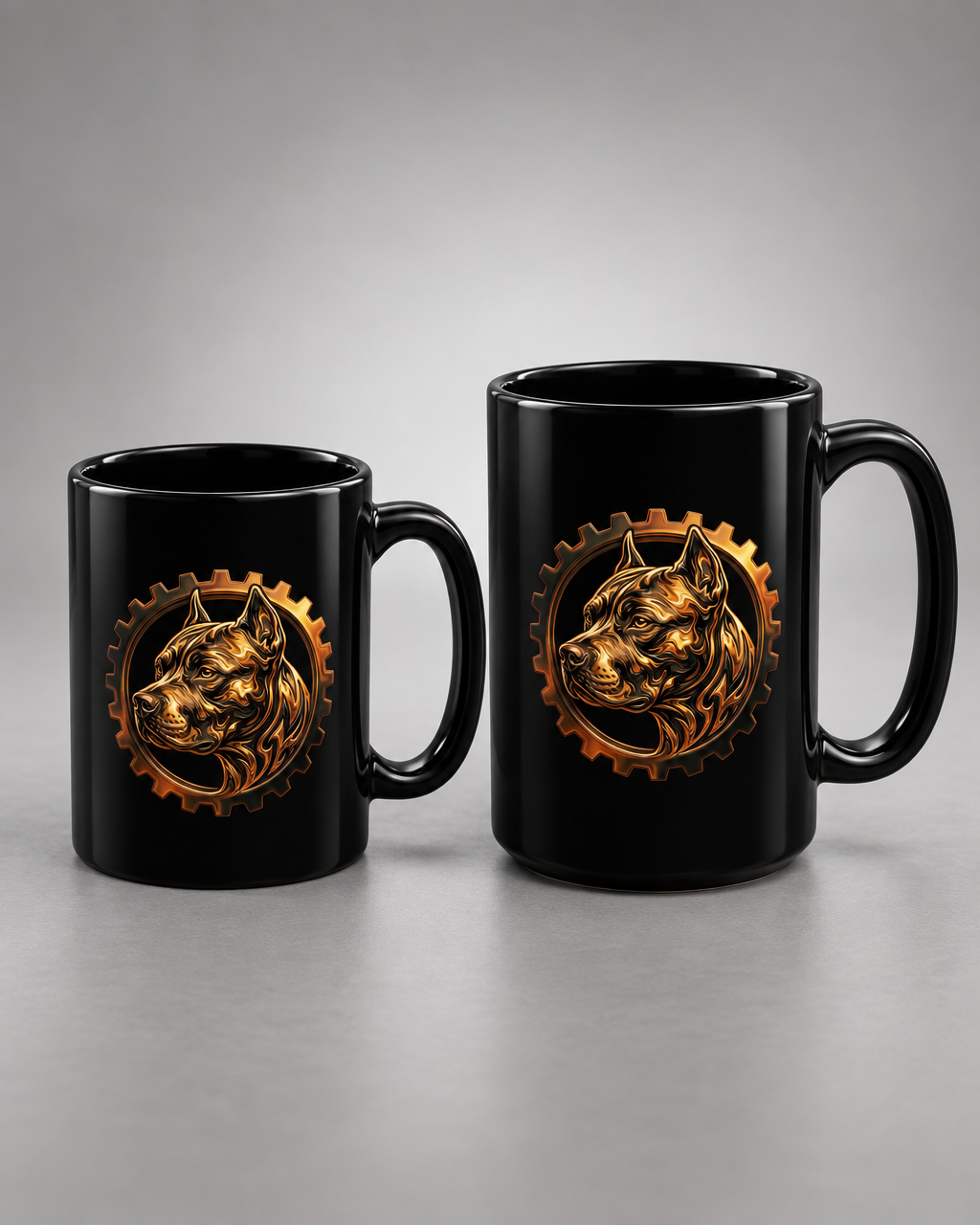 Bully and Brave Ceramic Mug (Black, 11oz/15oz)
