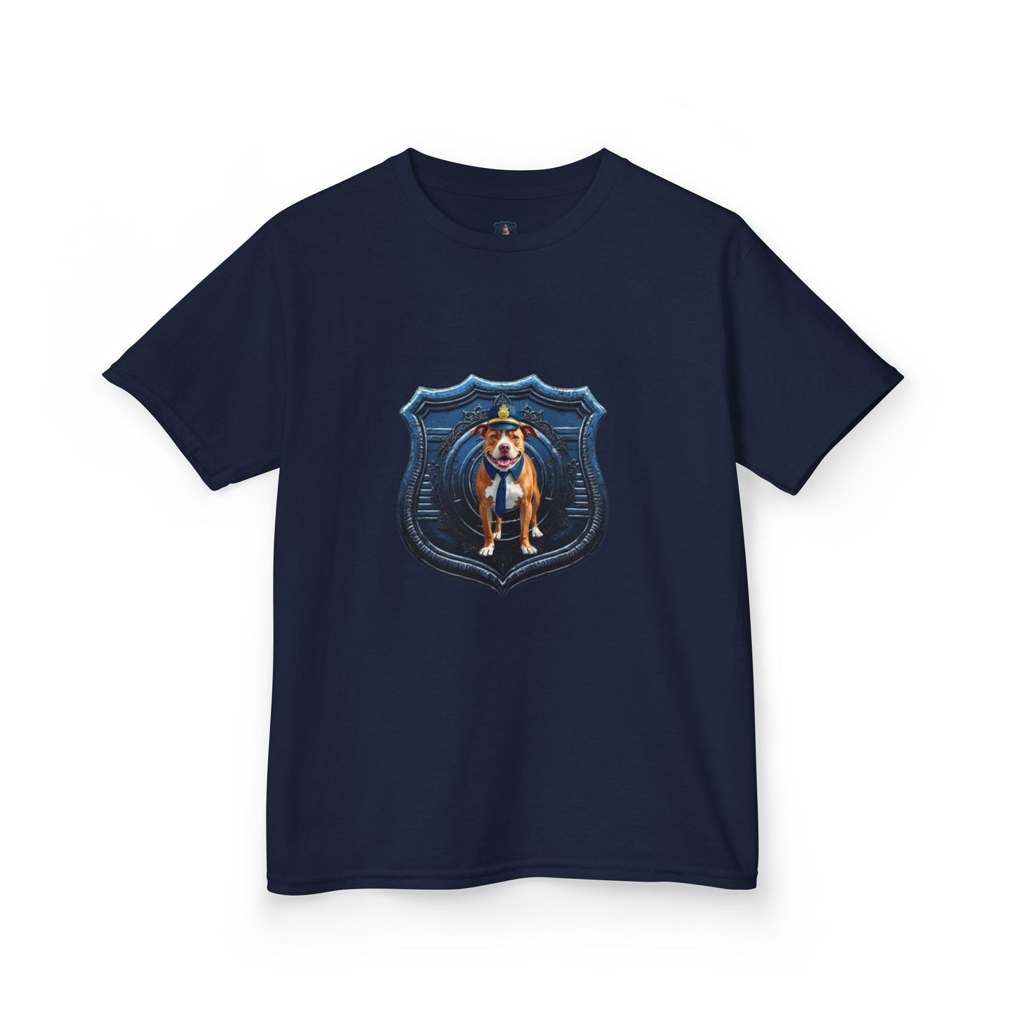 Kids Police Badge Dog T‑Shirt — K9 Squad Badge Tee for Kids