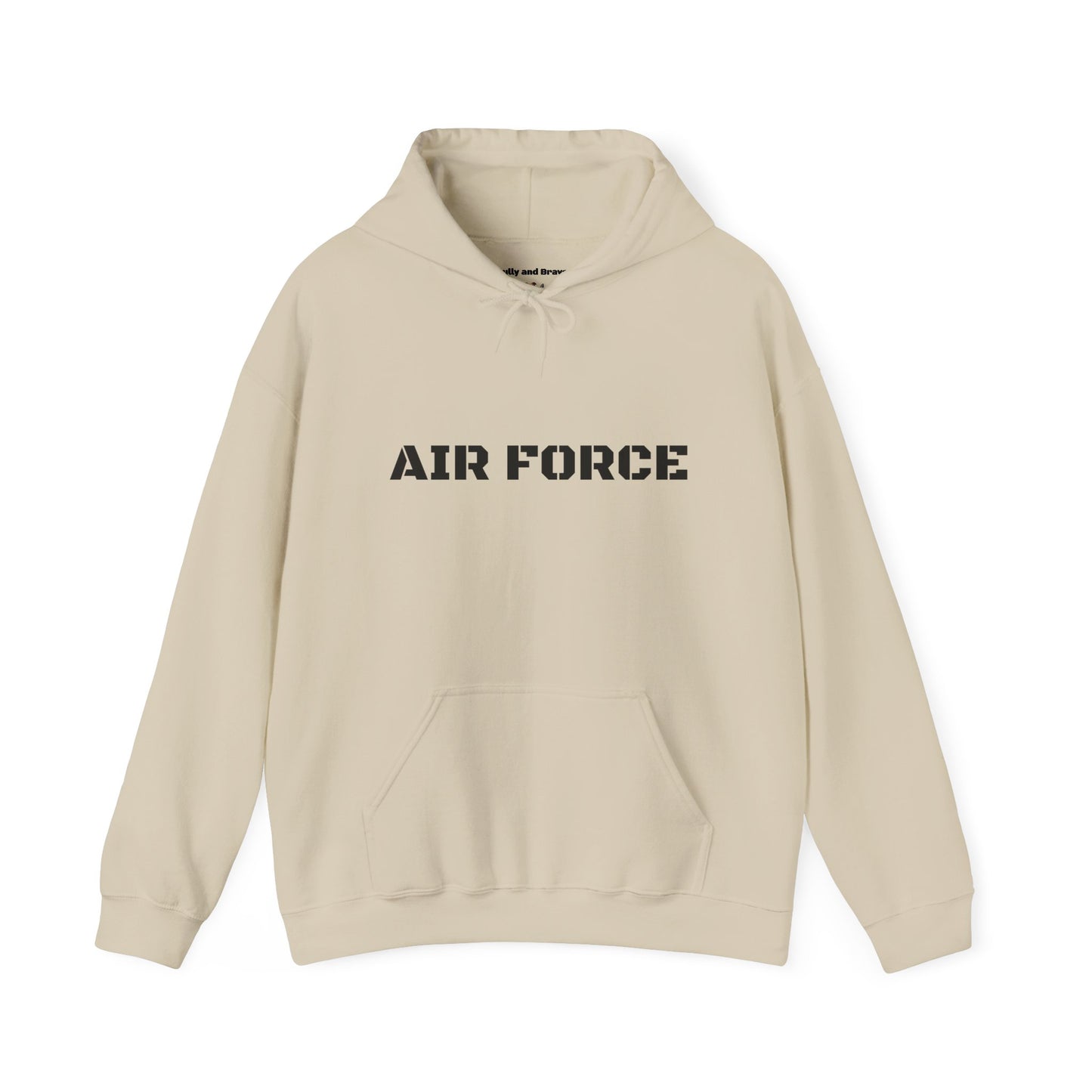 Air Force Hoodie — Military Pilot Dog Graphic Hooded Sweatshirt