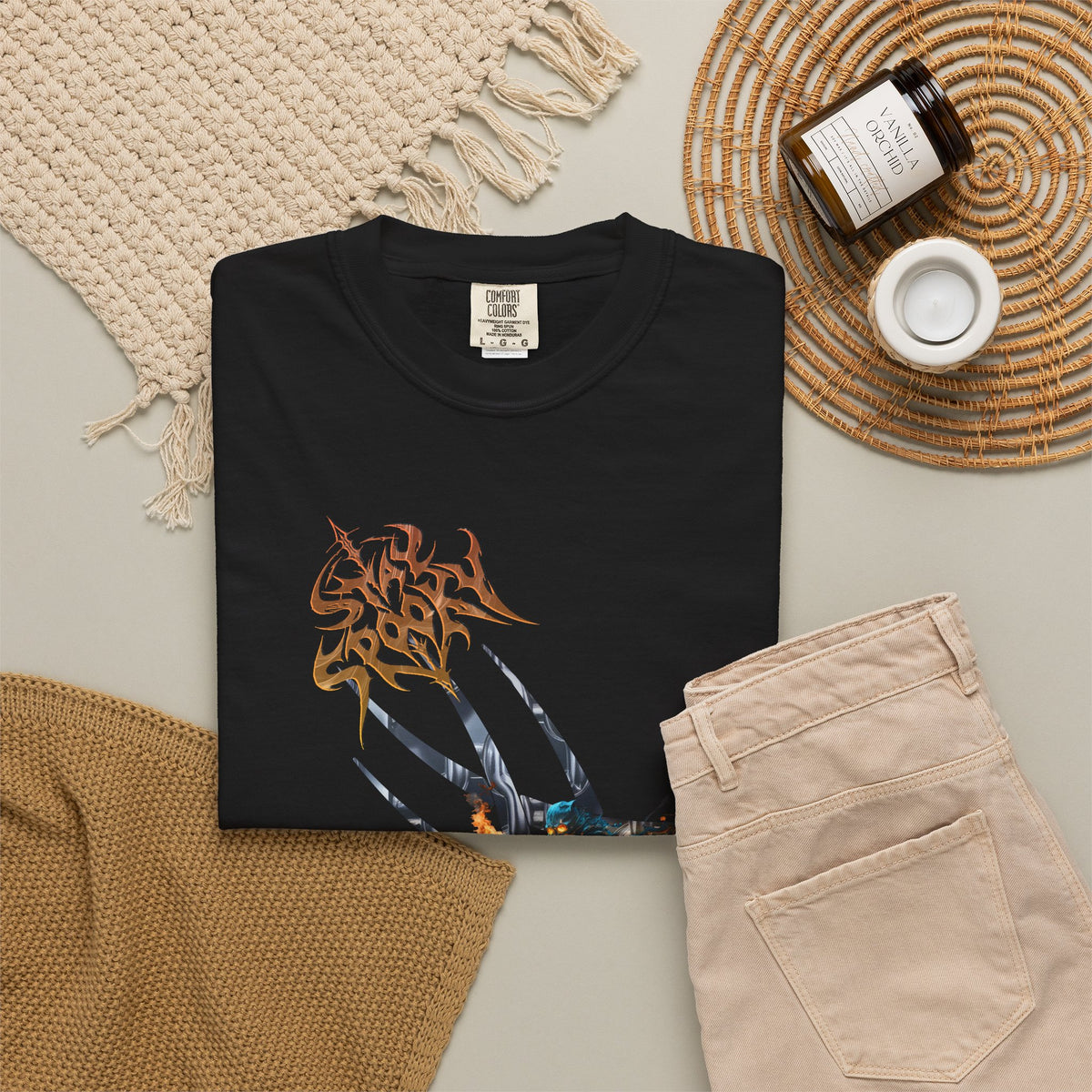 Bully and Brave style-Stay Spooky Motorcycle T-Shirt