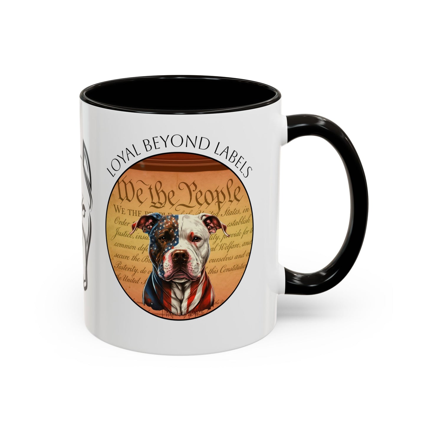 Pit Bull Mug — "Loyal Beyond Labels" Coffee Cup (11oz/15oz)