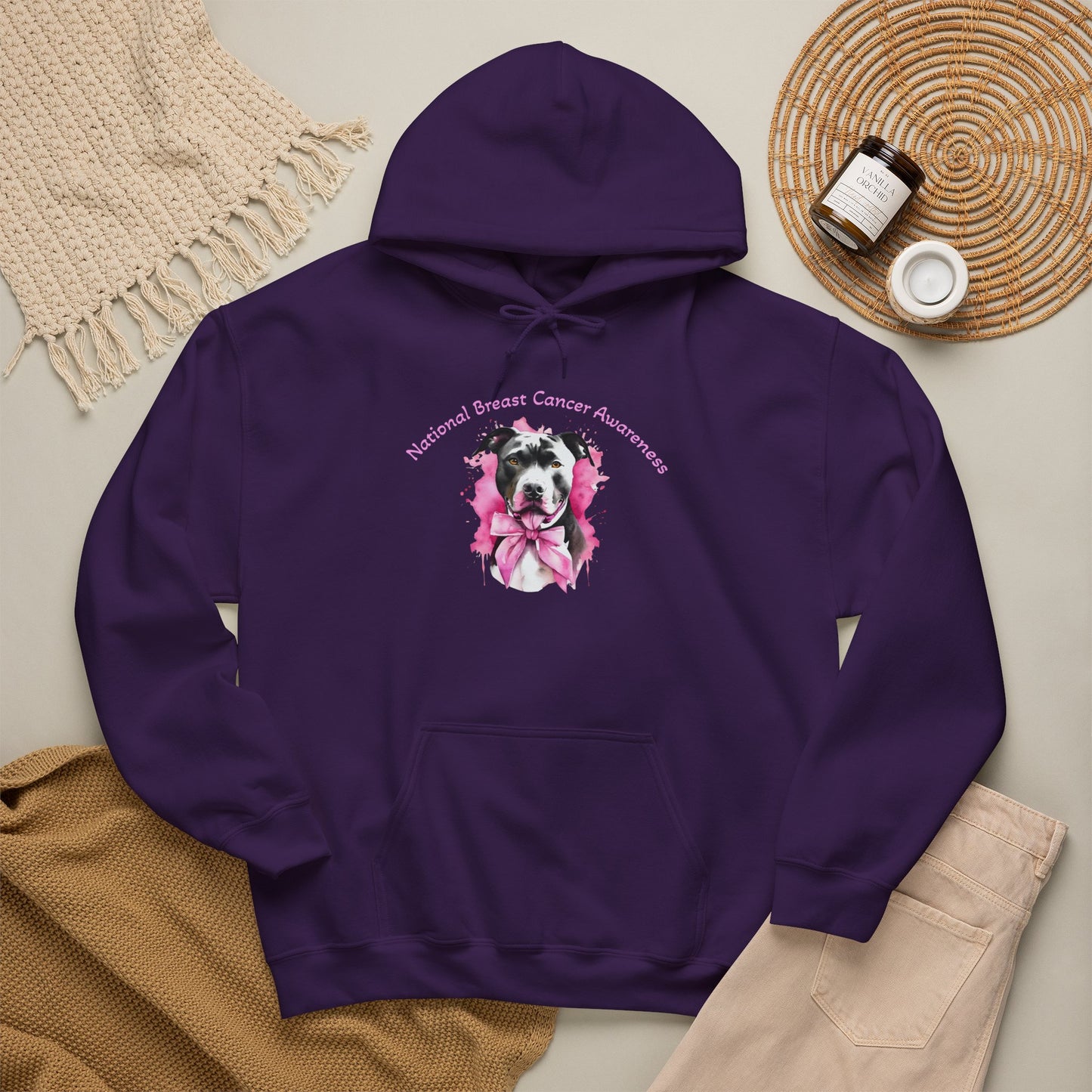 Bully and Brave Breast Cancer Awareness Hoodie