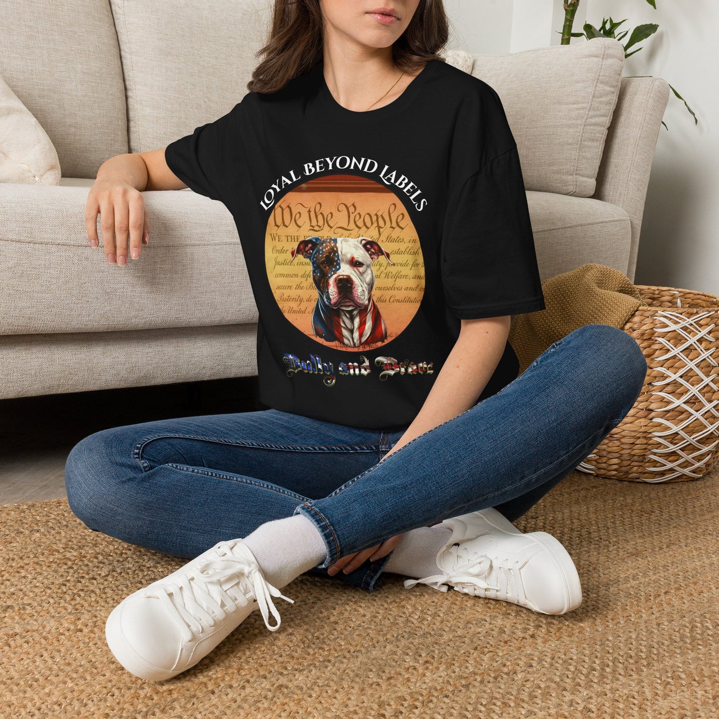 Bully & Brave "We the People" 4th of July Dog Lover T-Shirt