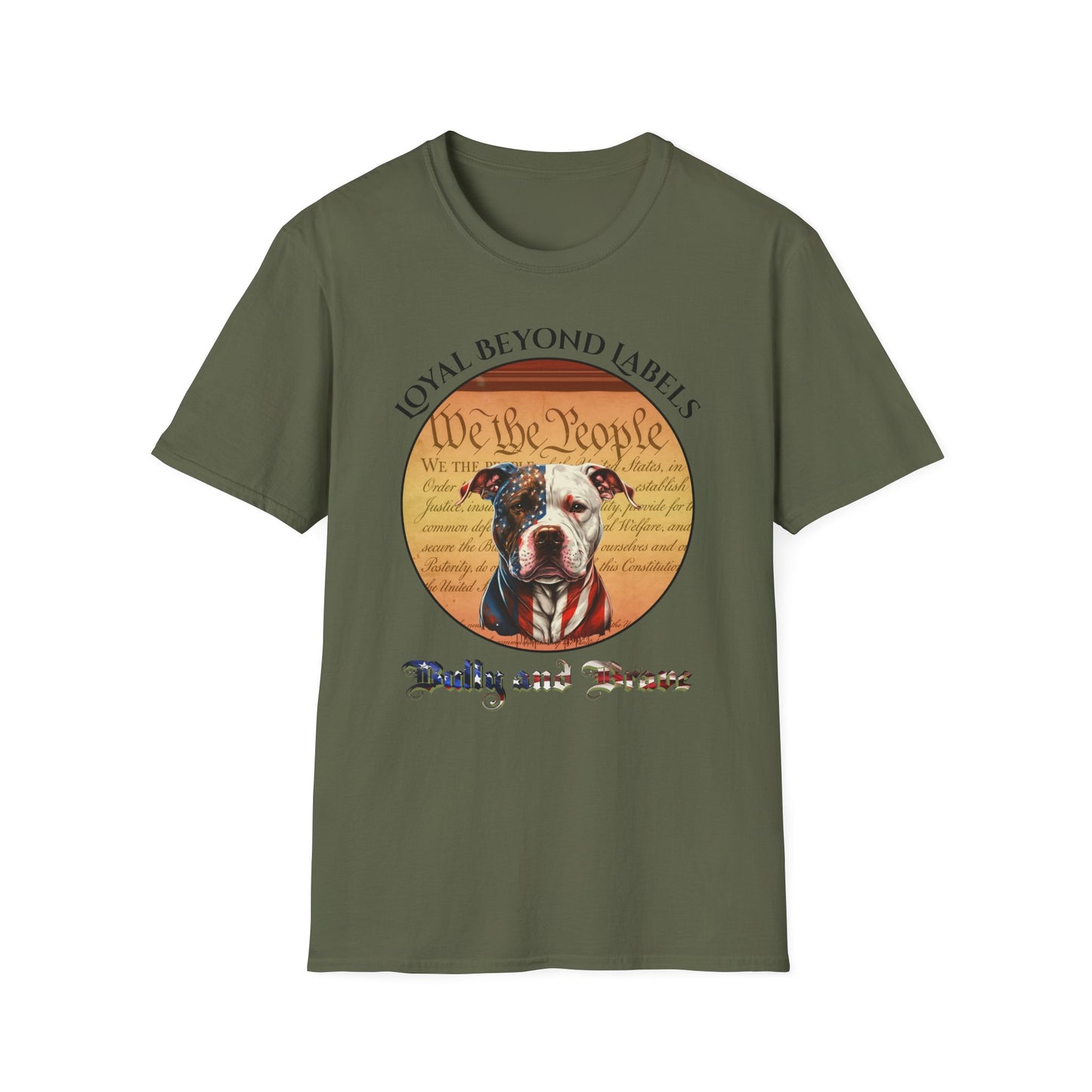 Bully & Brave "We the People" 4th of July Dog Lover T-Shirt