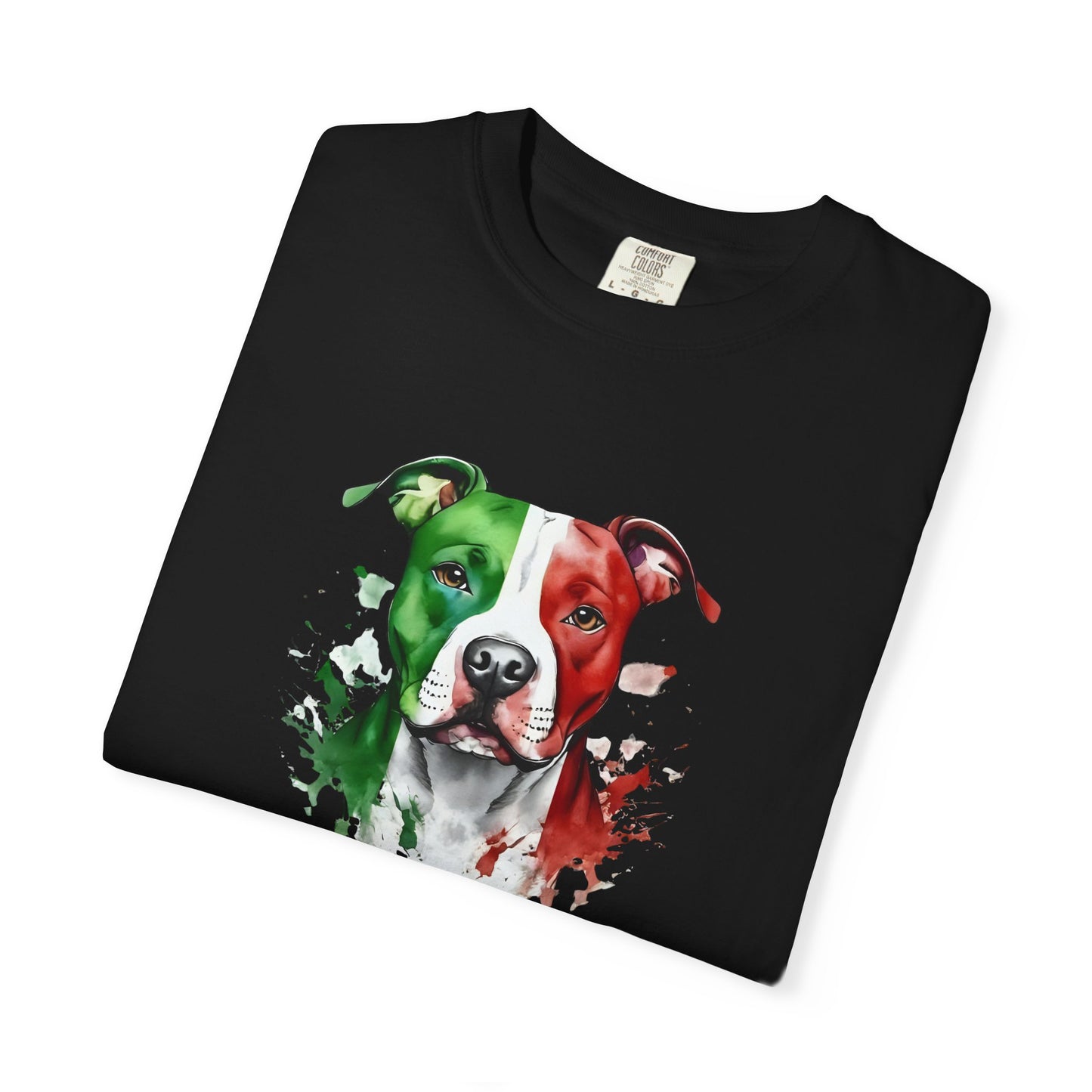 La Vita è Bella Italian Flag Pit Bull T-Shirt — Italian Pitbull Pride Tee