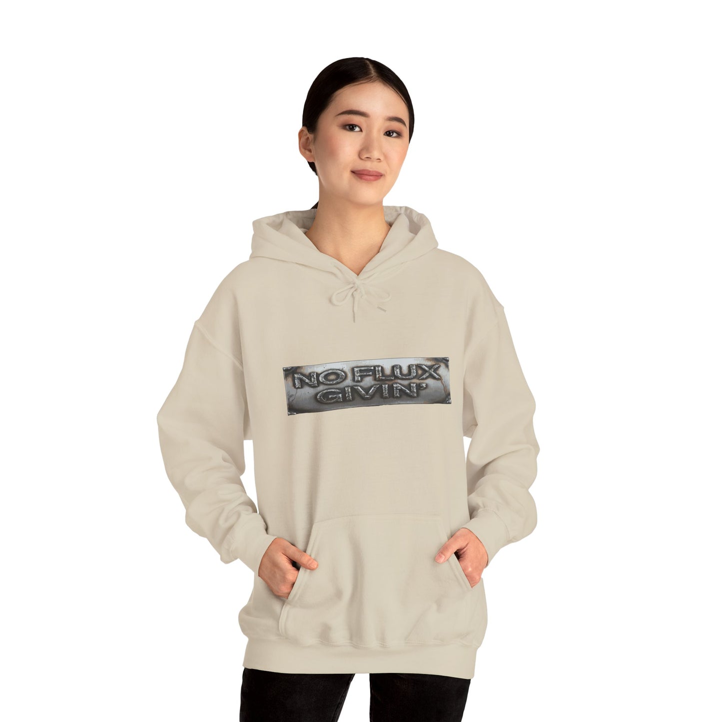NO FLUX GIVEN Welding Hoodie — Bully & Brave Metalworker Sweatshirt