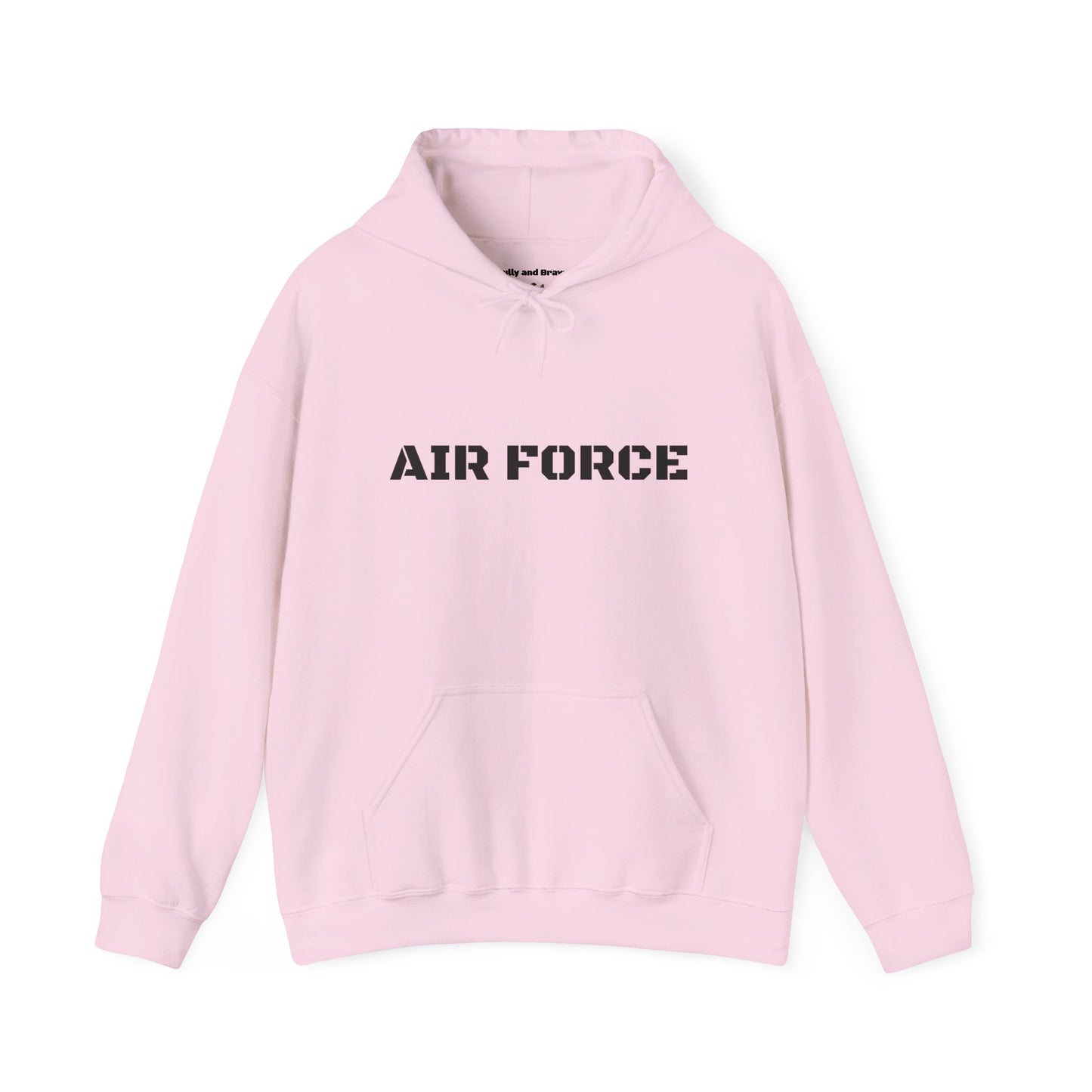 Air Force Hoodie — Military Pilot Dog Graphic Hooded Sweatshirt
