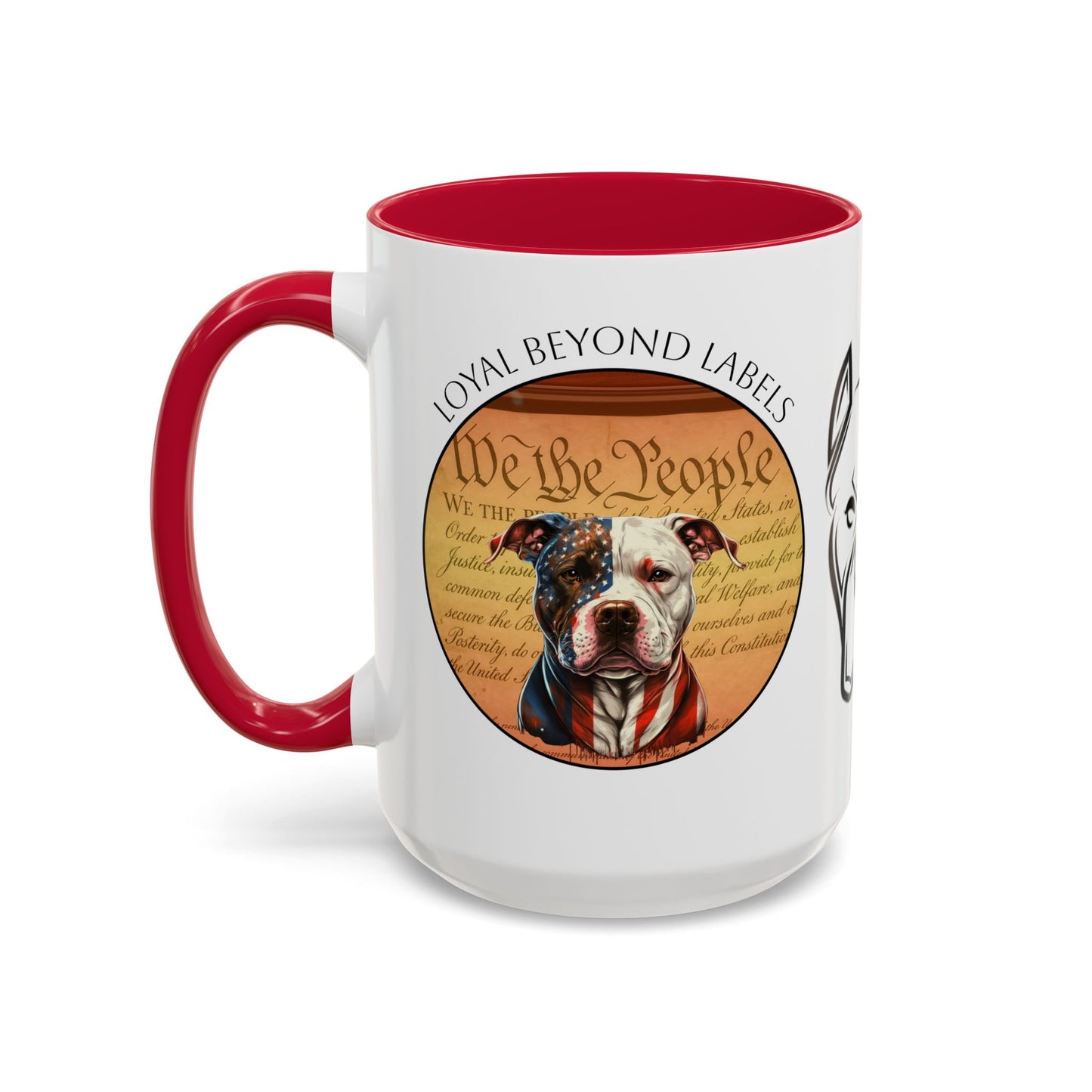 Pit Bull Mug — "Loyal Beyond Labels" Coffee Cup (11oz/15oz)