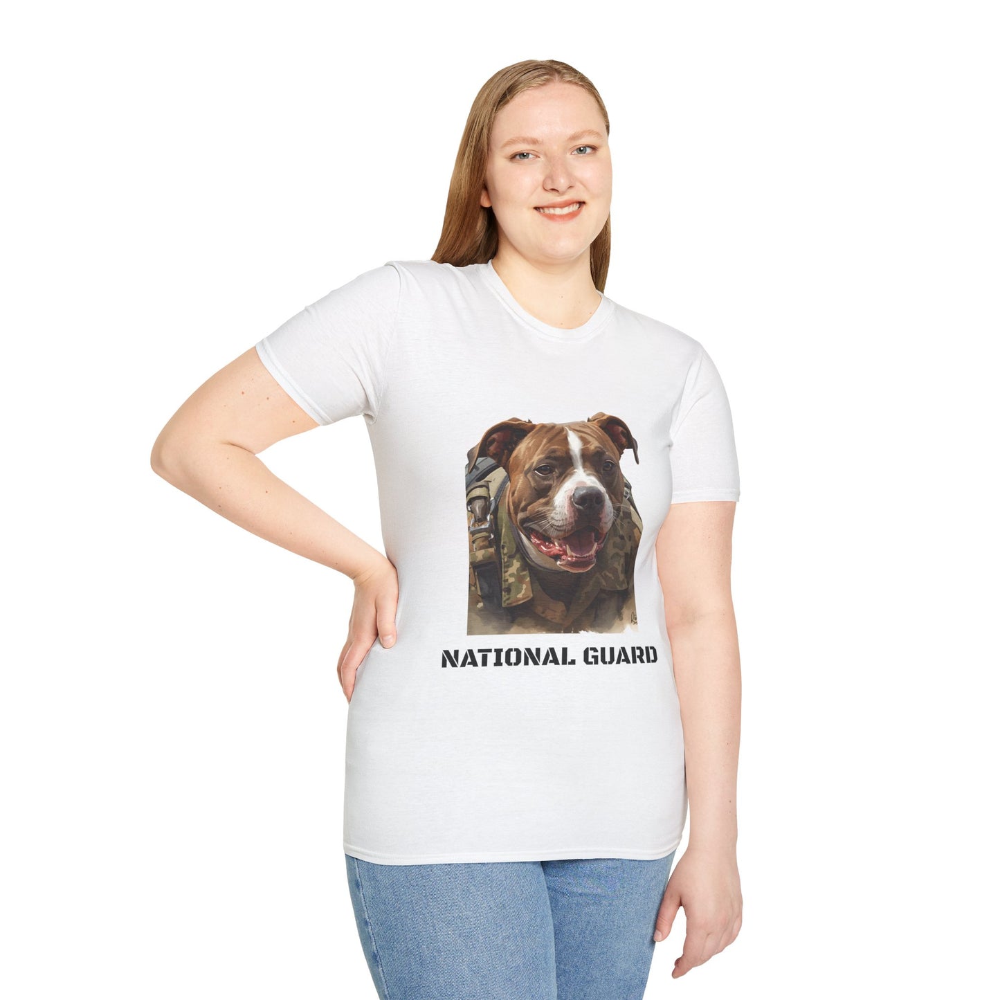 National Guard Dog T-Shirt — Military Pup Graphic Tee