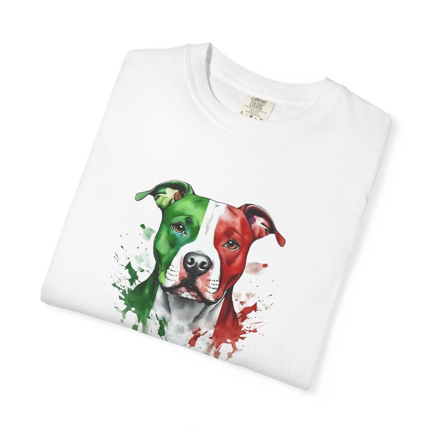 La Vita è Bella Italian Flag Pit Bull T-Shirt — Italian Pitbull Pride Tee