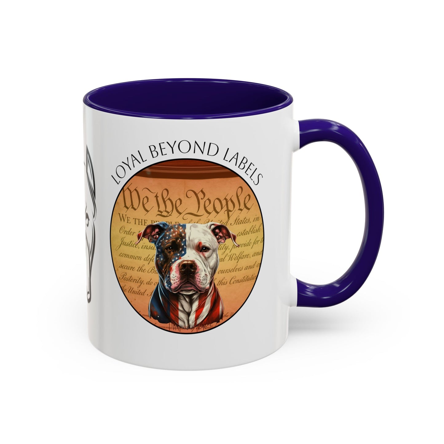 Pit Bull Mug — "Loyal Beyond Labels" Coffee Cup (11oz/15oz)