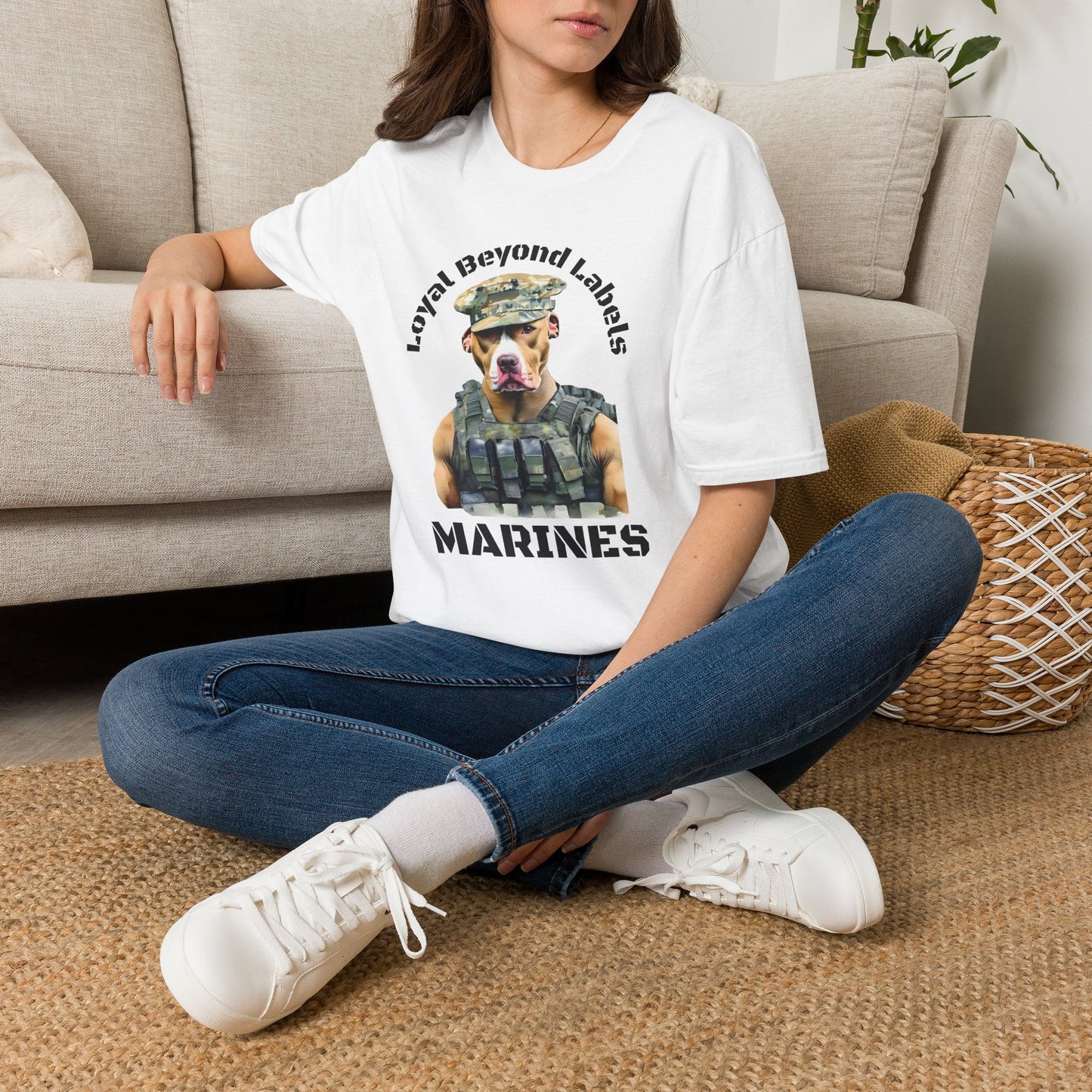 T-Shirt - Bully and Brave 'Loyal Beyond Labels' Collection Marines Shirt