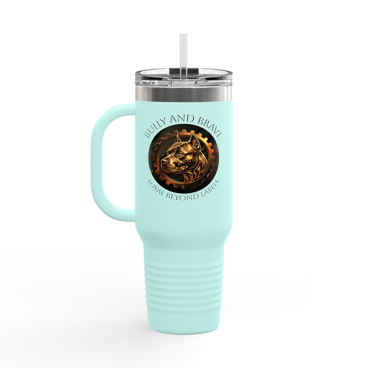 Bully and Brave logo  40oz Insulated Travel Mug