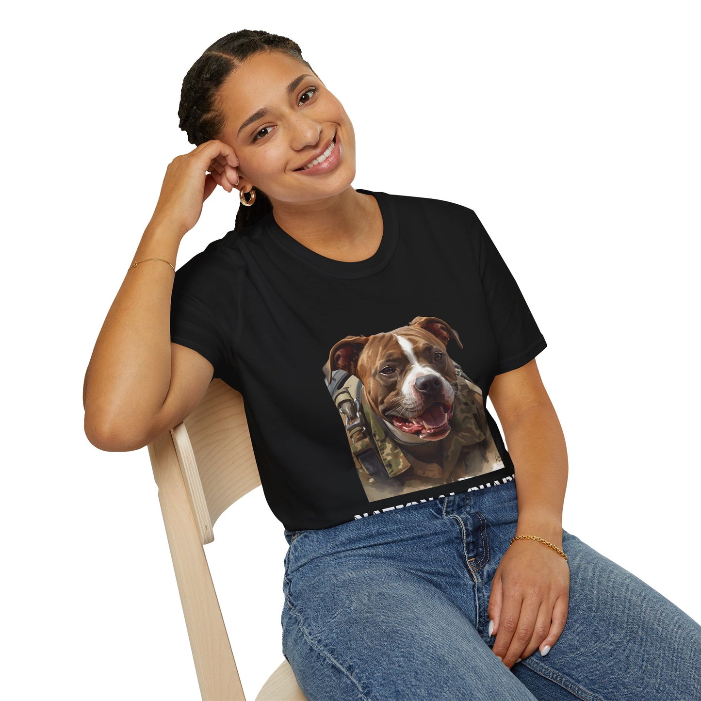 National Guard Dog T-Shirt — Military Pup Graphic Tee