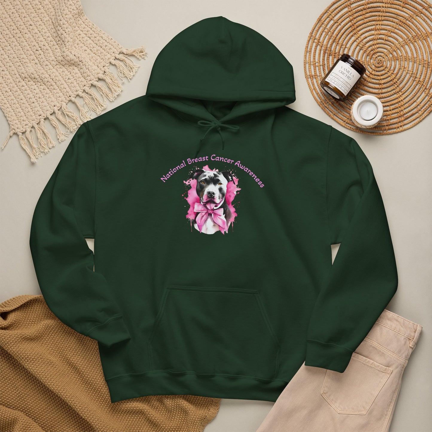 Bully and Brave Breast Cancer Awareness Hoodie