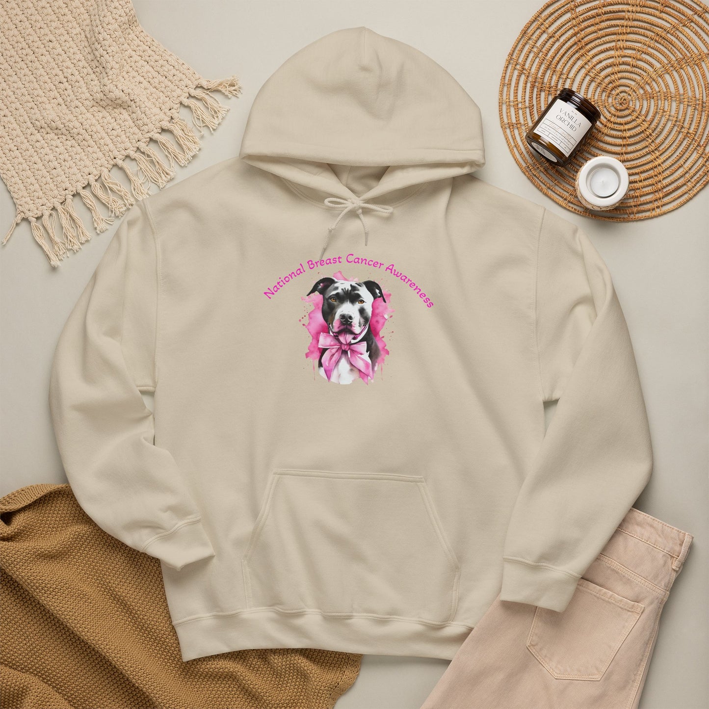Bully and Brave Breast Cancer Awareness Hoodie