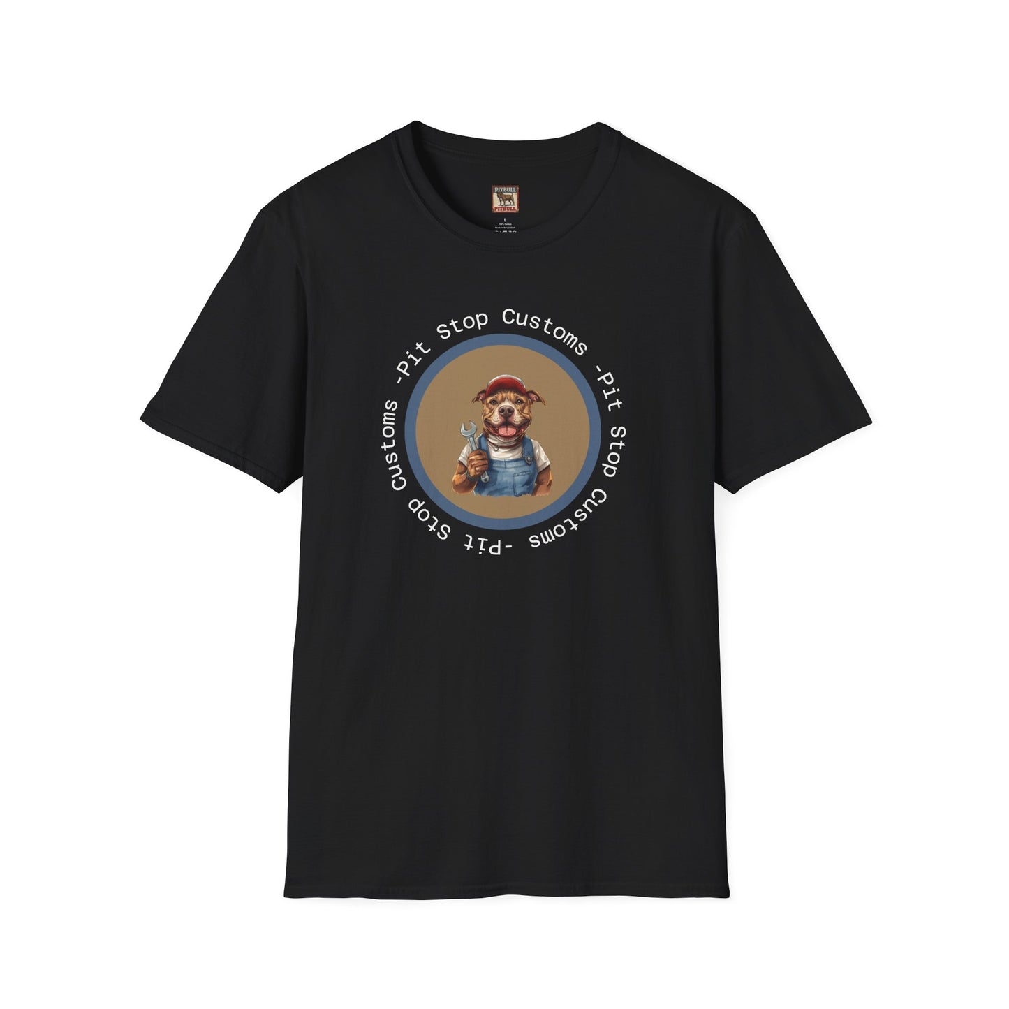 'Pit Stop Customs' Bully and Brave Vintage T-Shirt