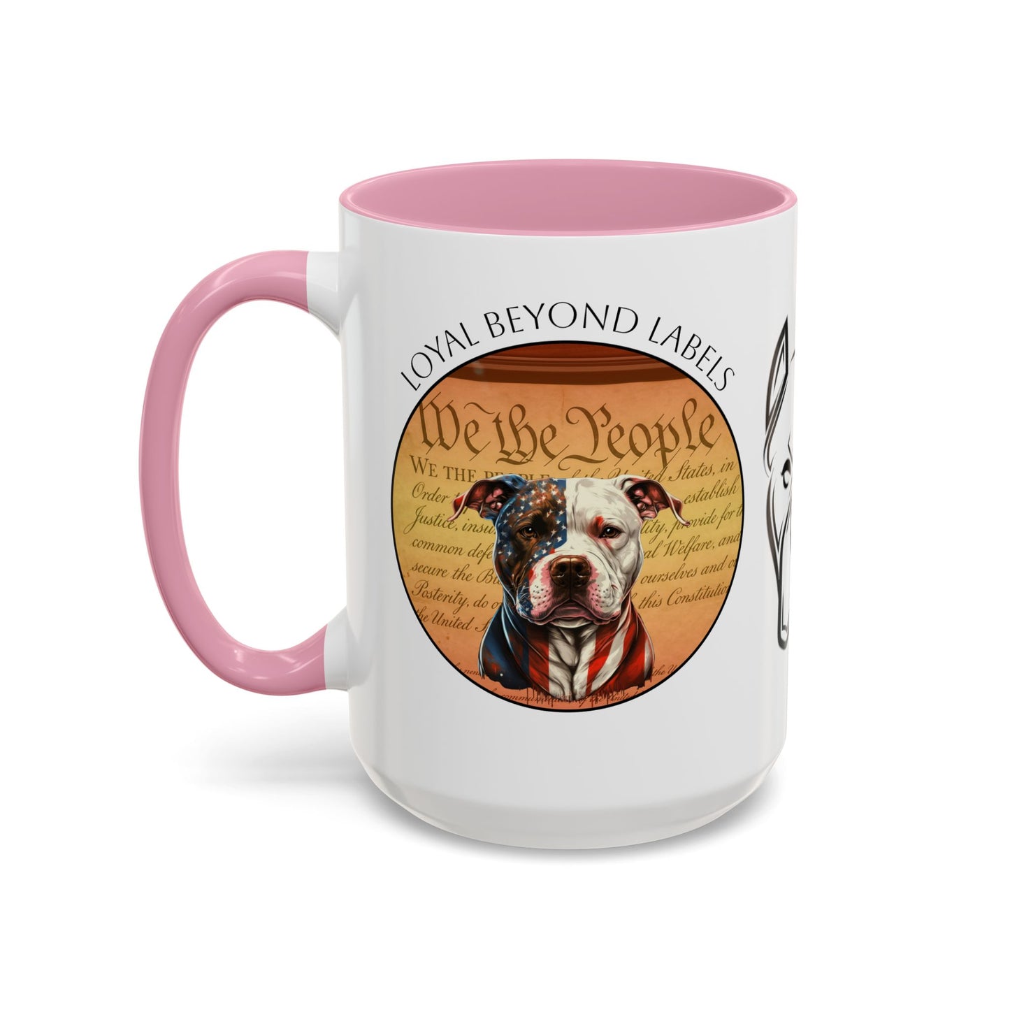 Pit Bull Mug — "Loyal Beyond Labels" Coffee Cup (11oz/15oz)