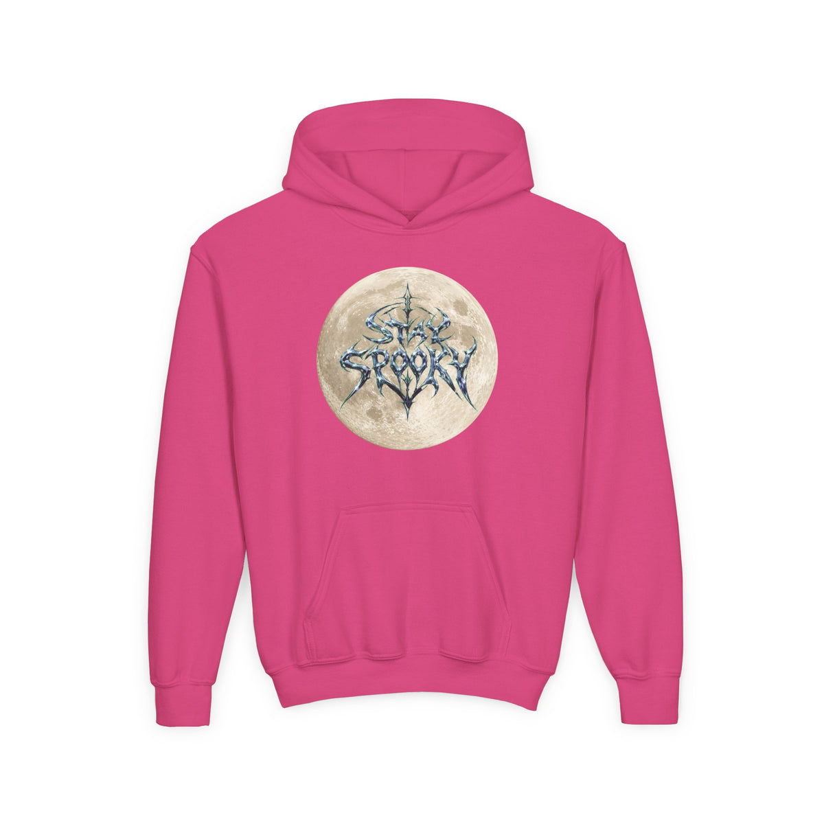 Youth Hoodie — 'Stay Spooky' Moon Graphic Hoodie