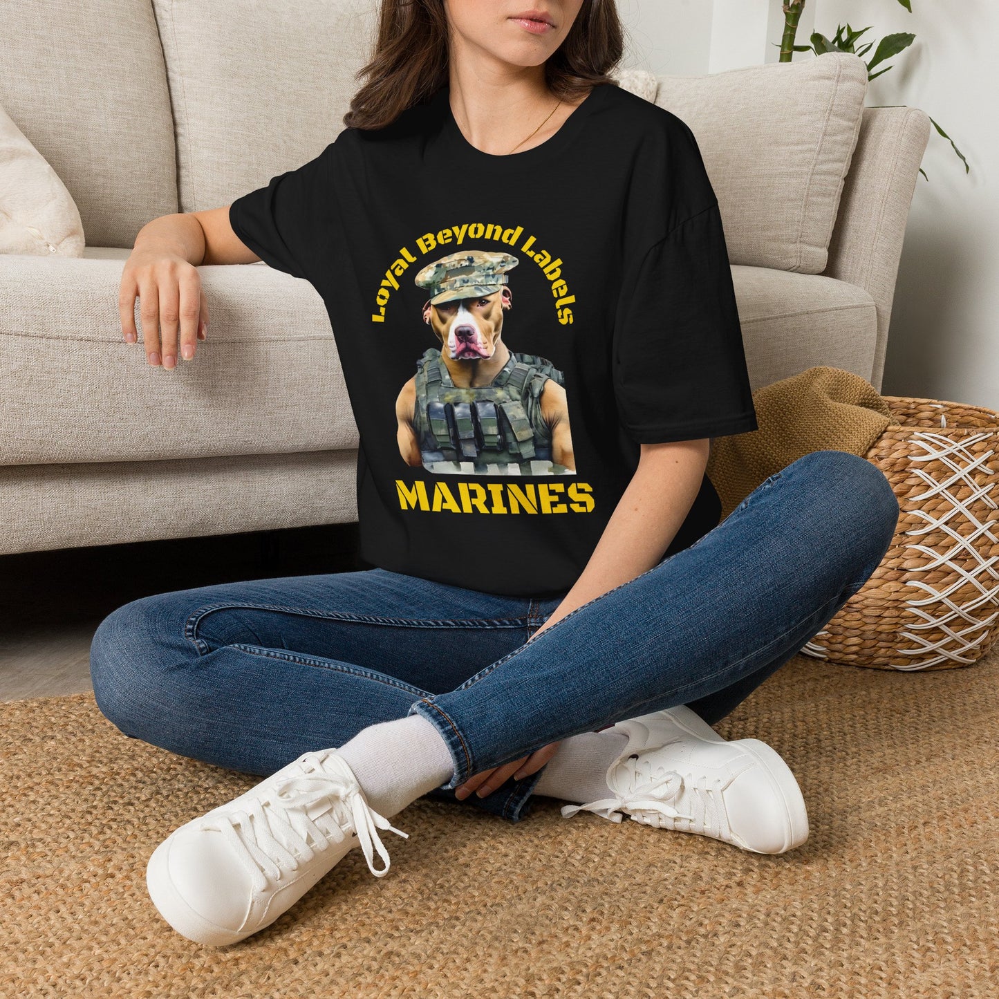 T-Shirt - Bully and Brave 'Loyal Beyond Labels' Collection Marines Shirt