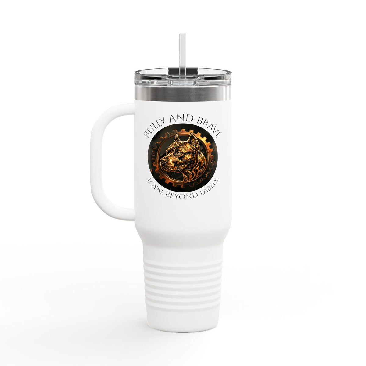 Bully and Brave logo  40oz Insulated Travel Mug