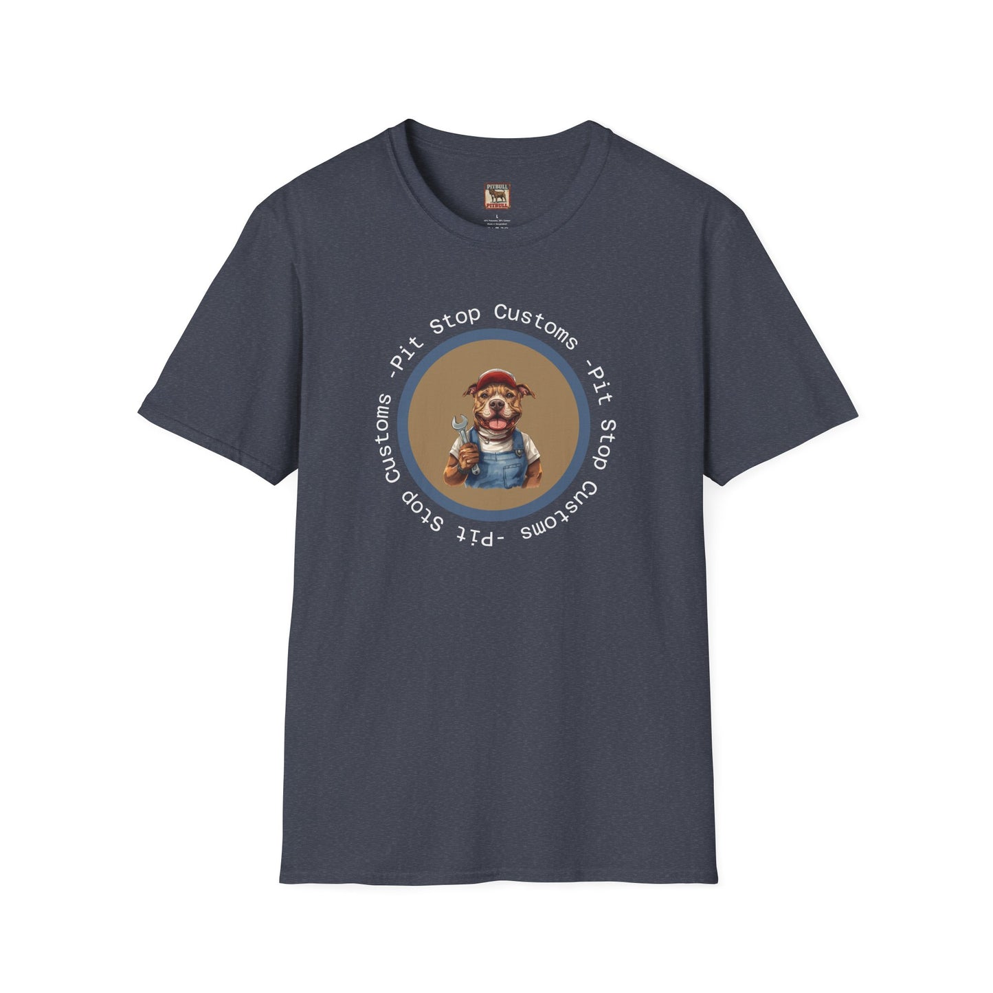 'Pit Stop Customs' Bully and Brave Vintage T-Shirt